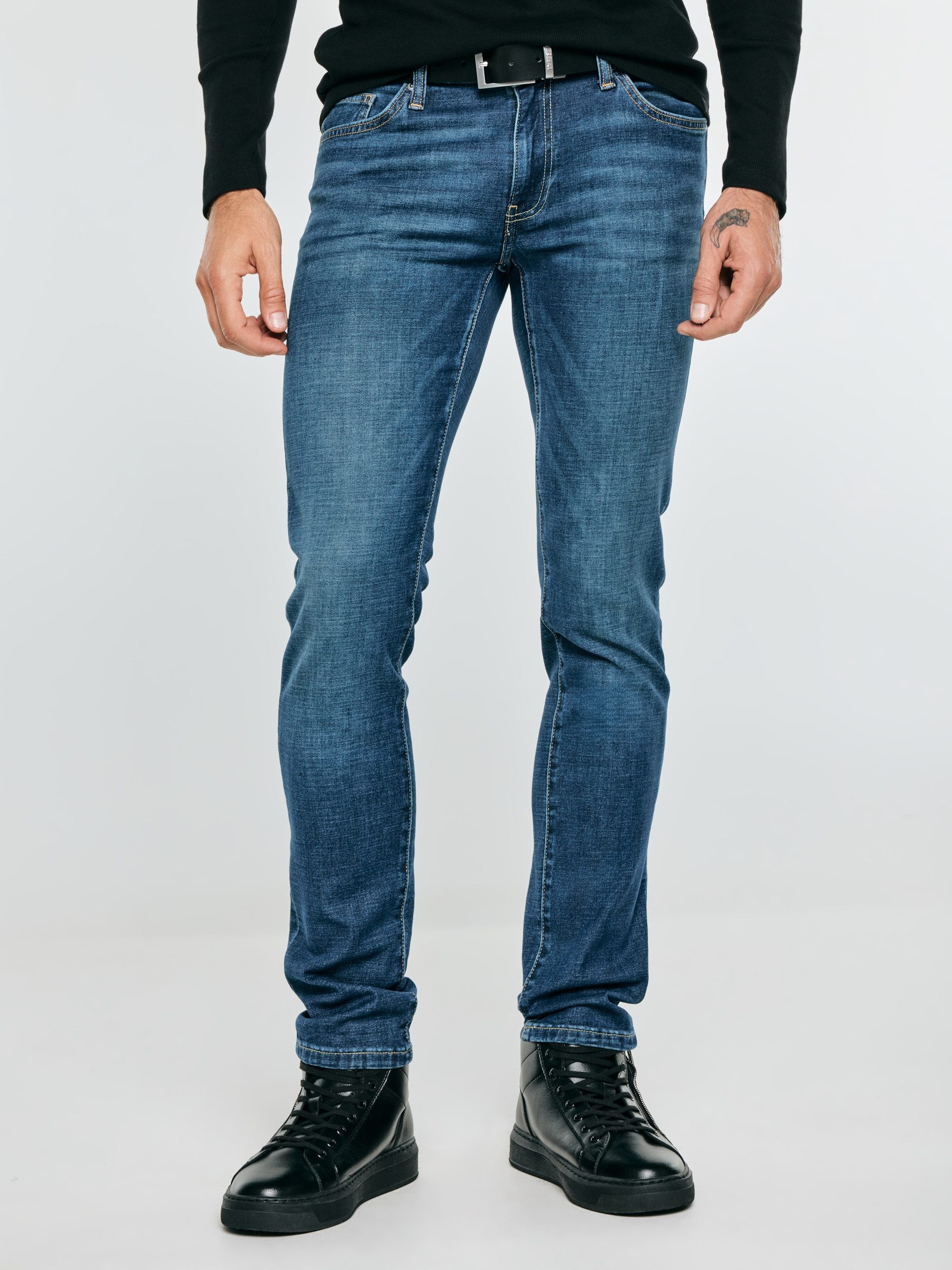 BIG STAR Skinny-fit-Jeans JEFFRAY niedrige Leibhöhe