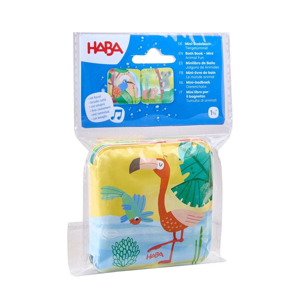 Haba Greifling Babywelt Babyspielbuch Mini Badebuch Tiergetümmel 2012344001