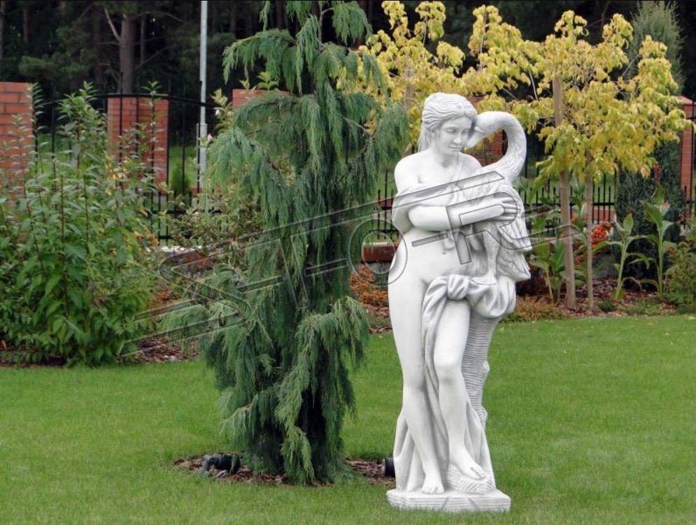 JVmoebel Skulptur Frau Skulptur Design Figur Statue Garten Figuren Statuen