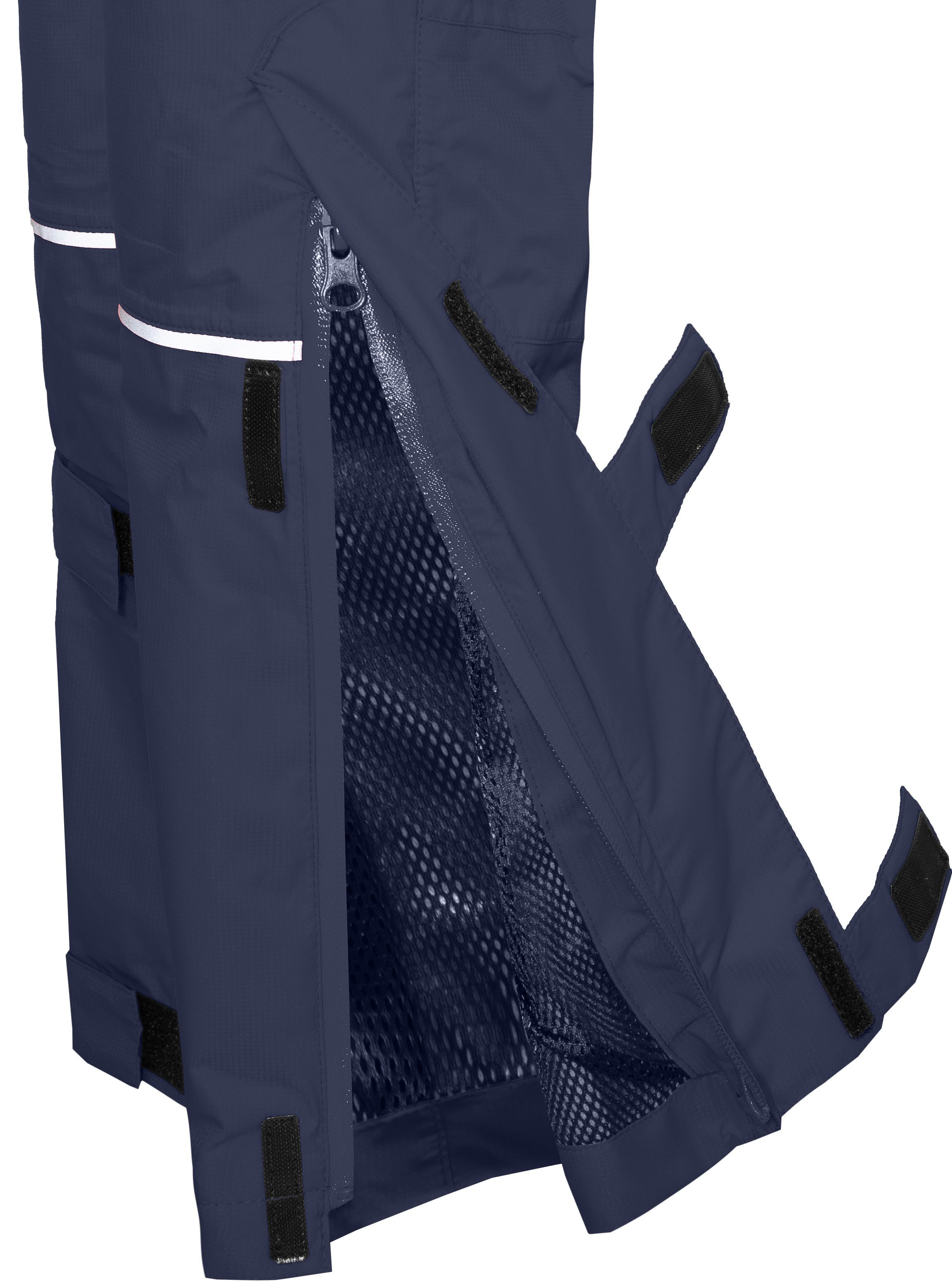 Bergson Regenhose NALLE COMFORT Kinder (Über) Regenhose, elastischer Bund, 12000 mm Wassersäule, Net
