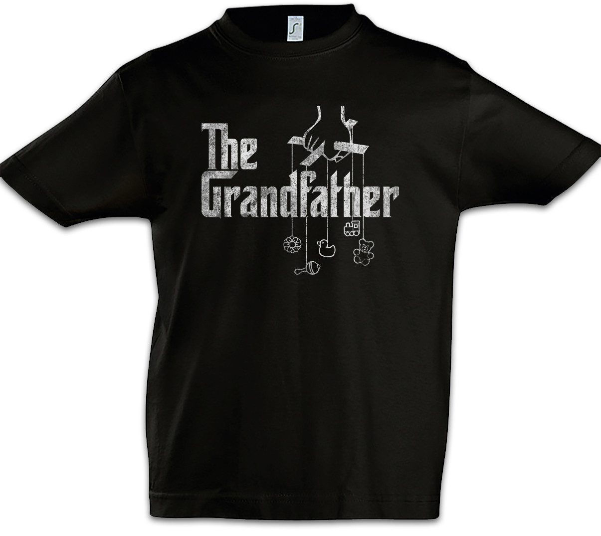 Print-Shirt The Grandfather Kinder T-Shirt Marlon Mafia Godfather Pate Opa Opi