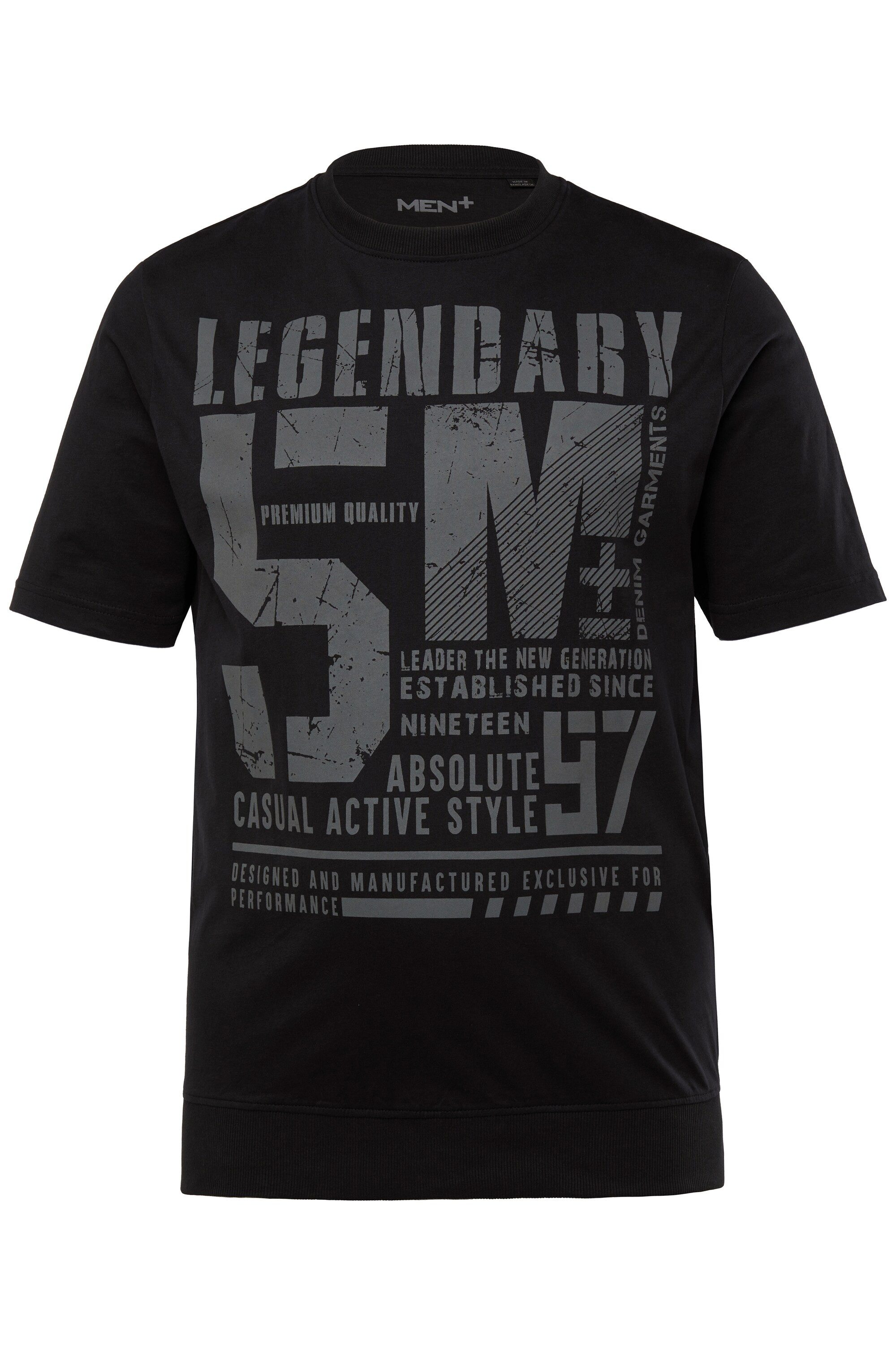 Men Plus T-Shirt Men+ T-Shirt Halbarm günstig online kaufen
