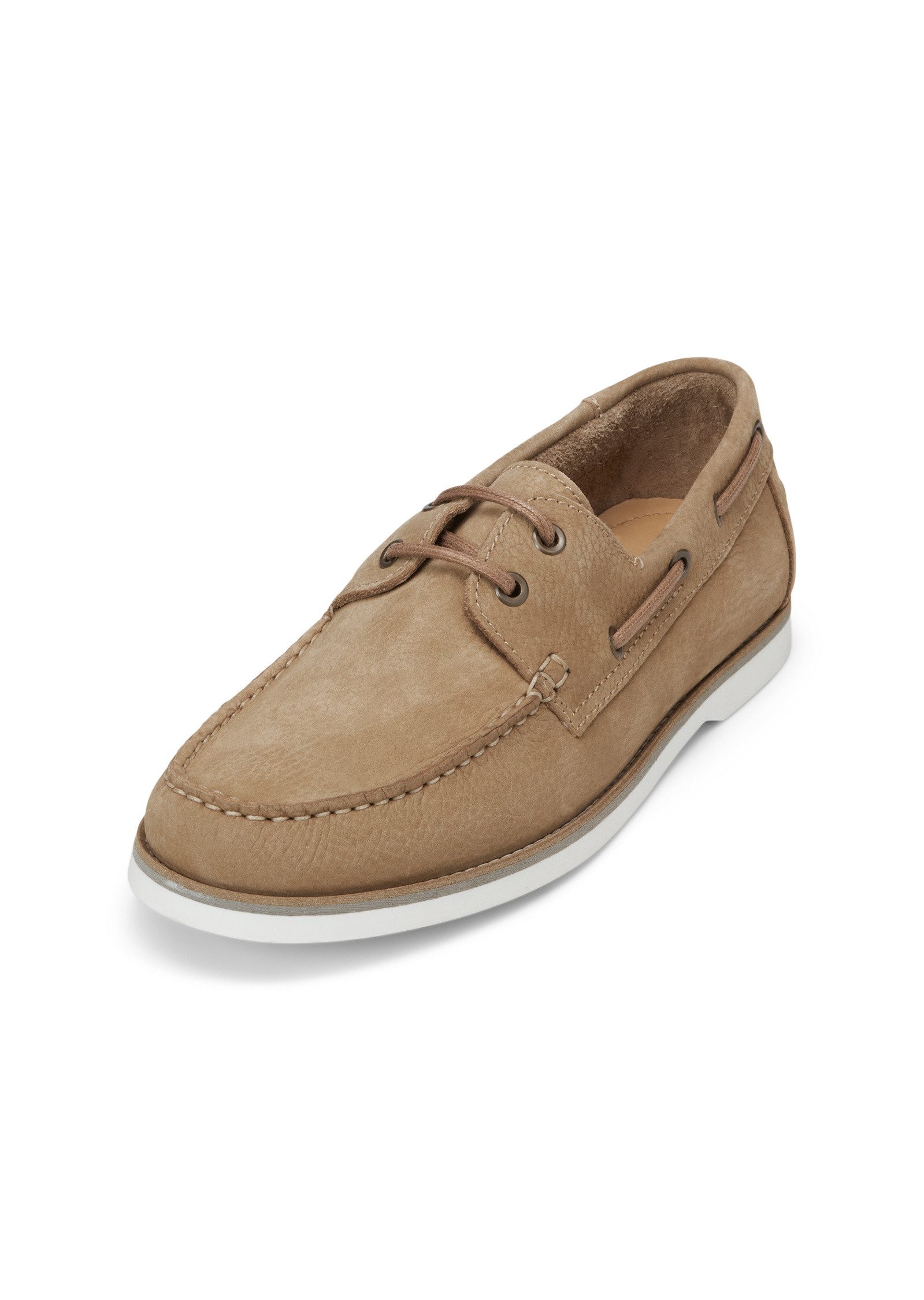 aus weichem Rindleder Bootsschuh