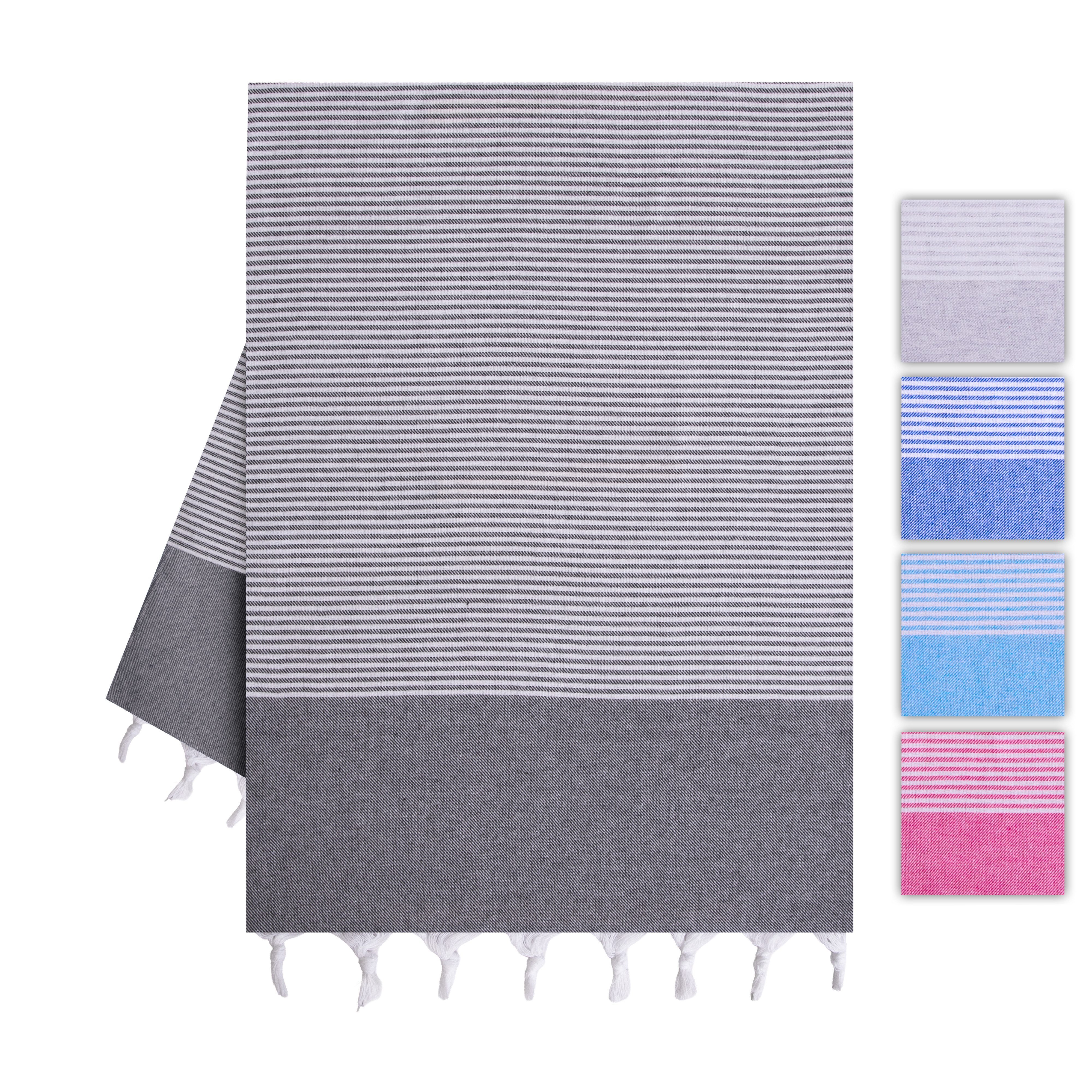 herémood Hamamtuch Luxuriöses Saunatuch, großes Strandtuch, 90x170 cm, vorg günstig online kaufen