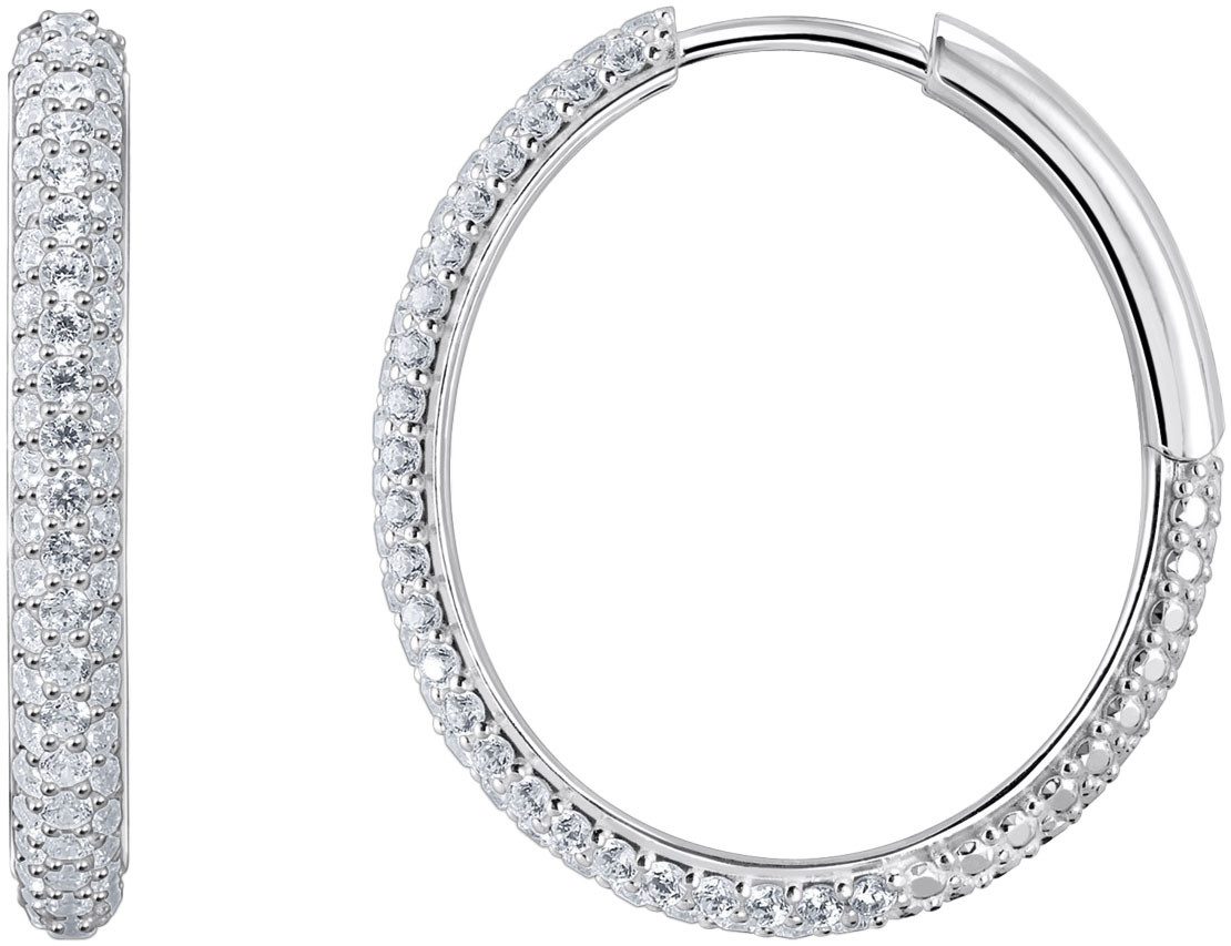 THOMAS SABO Paar Creolen Ювелирные изделия Silber 925 Серьги, mit Zirkonia (synth)