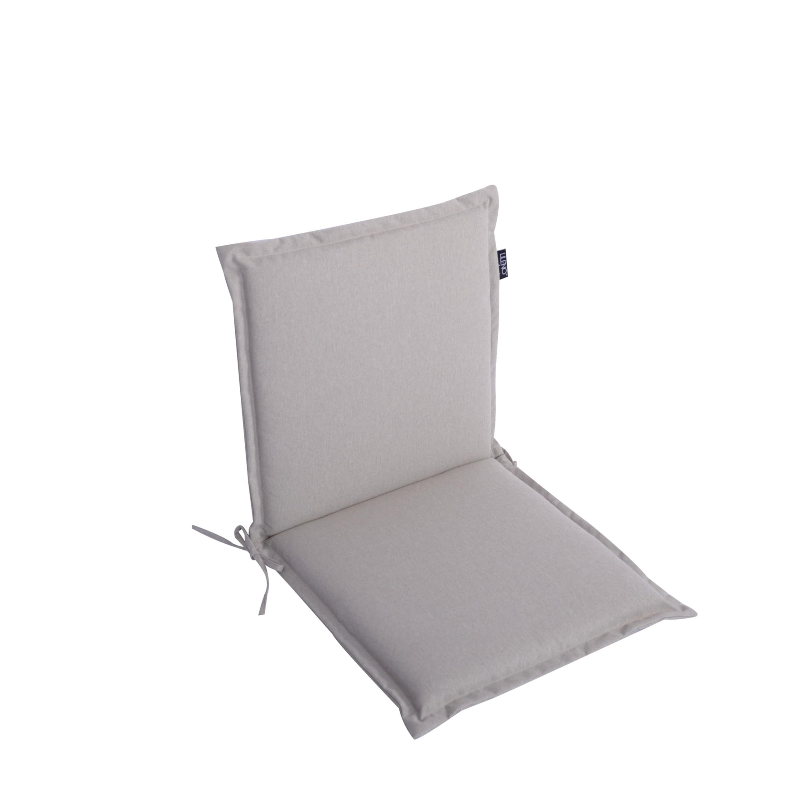 LILENO HOME Polsterauflage Gartenstuhl Niedriglehner Auflage, bequeme Sitzauflage für Gartenmöbel, (1 St., 1er Set), Polsterauflage Creme, Sitzpolster für Klappstühle