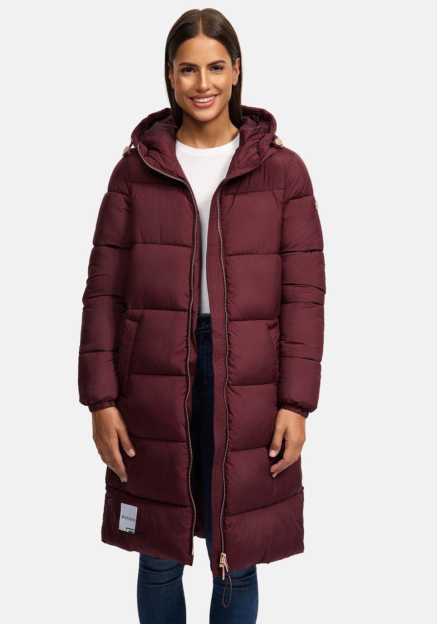 Marikoo Winterjacke Nomadiaa Lange Damen Winterjacke – Bild 4 von 5