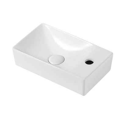 Aloni Waschbecken 421A-R (einzel, 1-St), Design Waschtisch Gästebad Kleines Washbecken Handwaschbecken