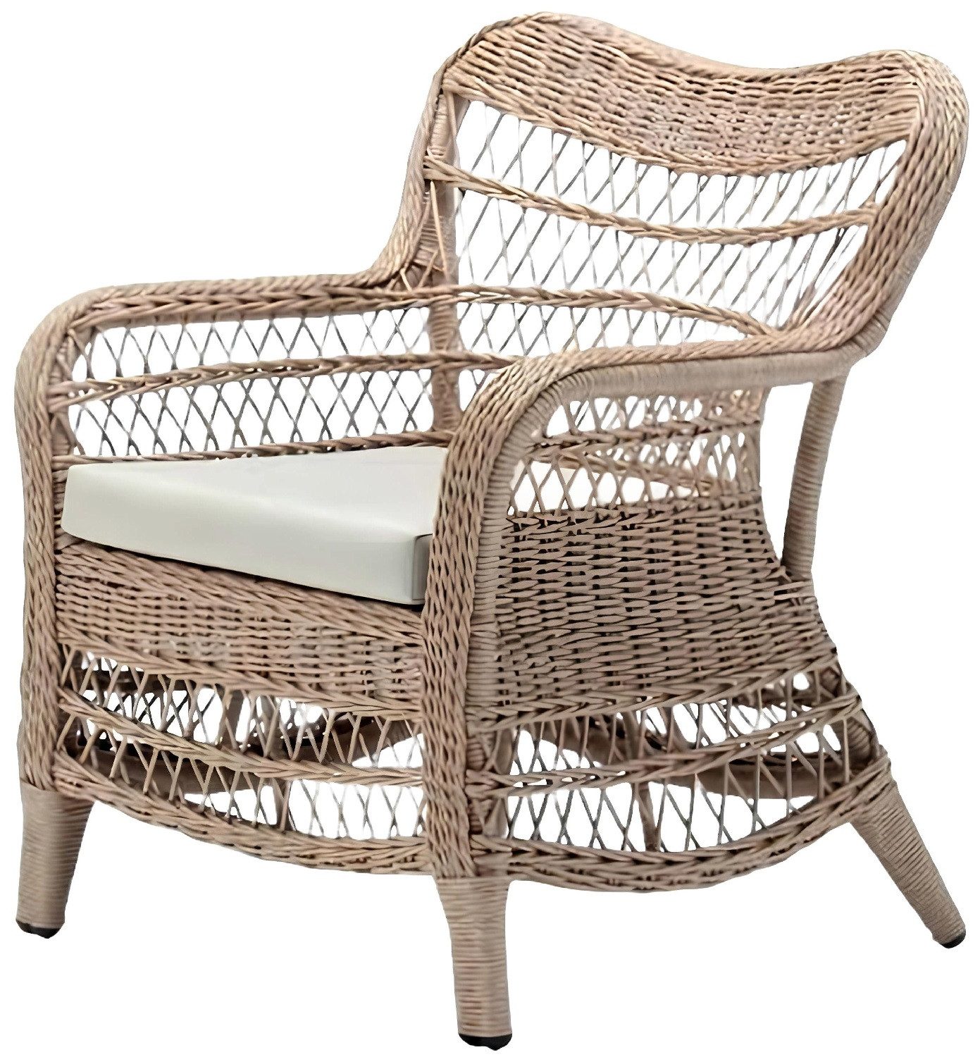 Xlmoebel Gartensessel Rattan-Sessel mit gemütlichen Polstern für Terrasse und Balkon (Rattan-Sessel), Hergestellt in Europa