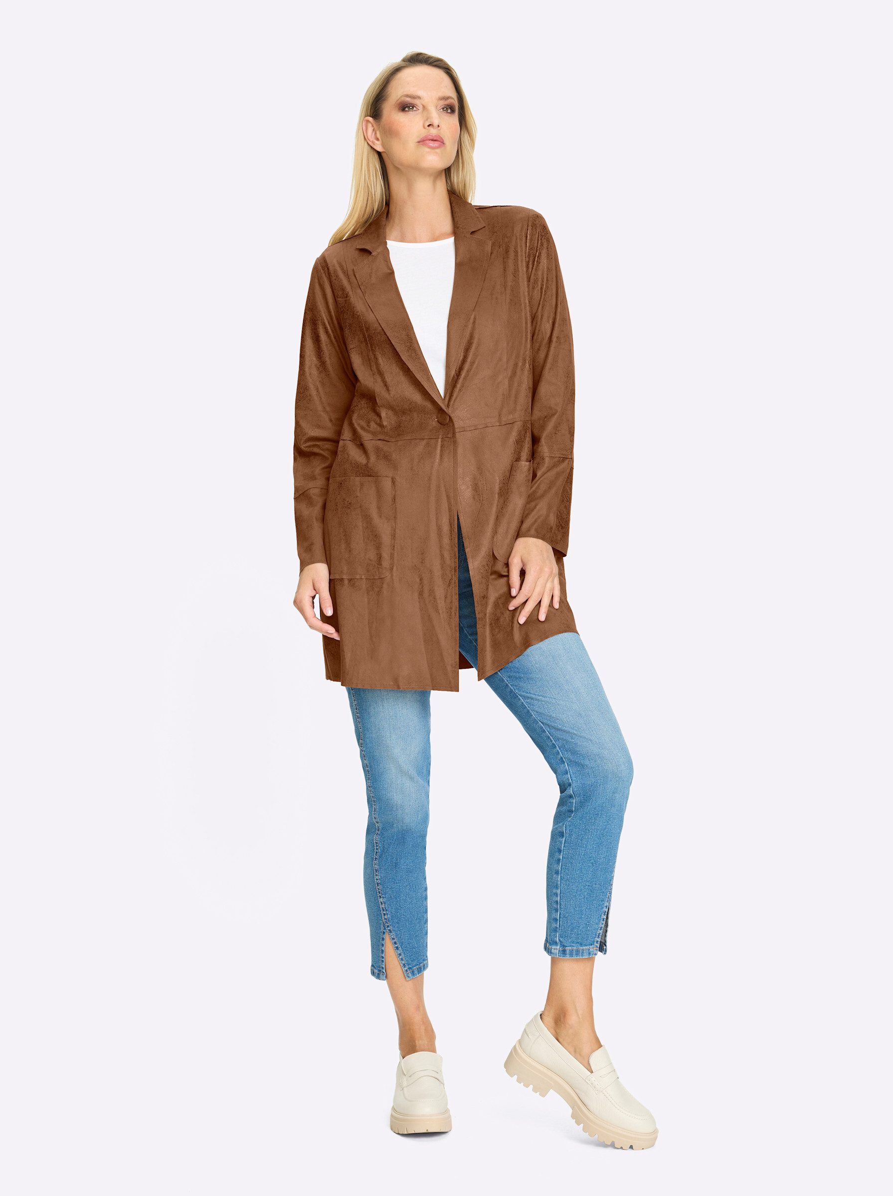heine Blusenblazer Blazerjacke Langarm