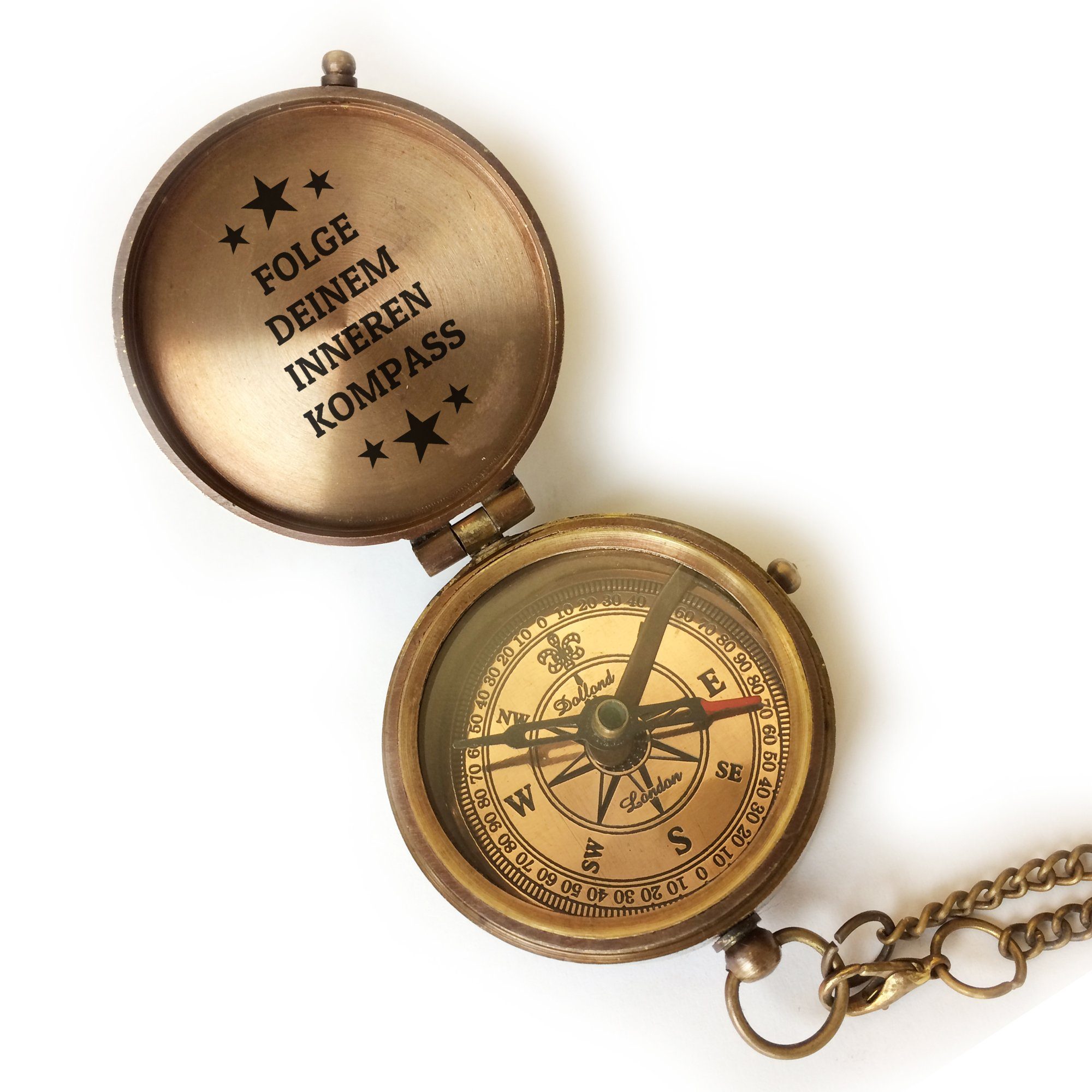 Lasernauten Kompass Kompass messing vintage mit/ohne Gravur verschiedene Designs