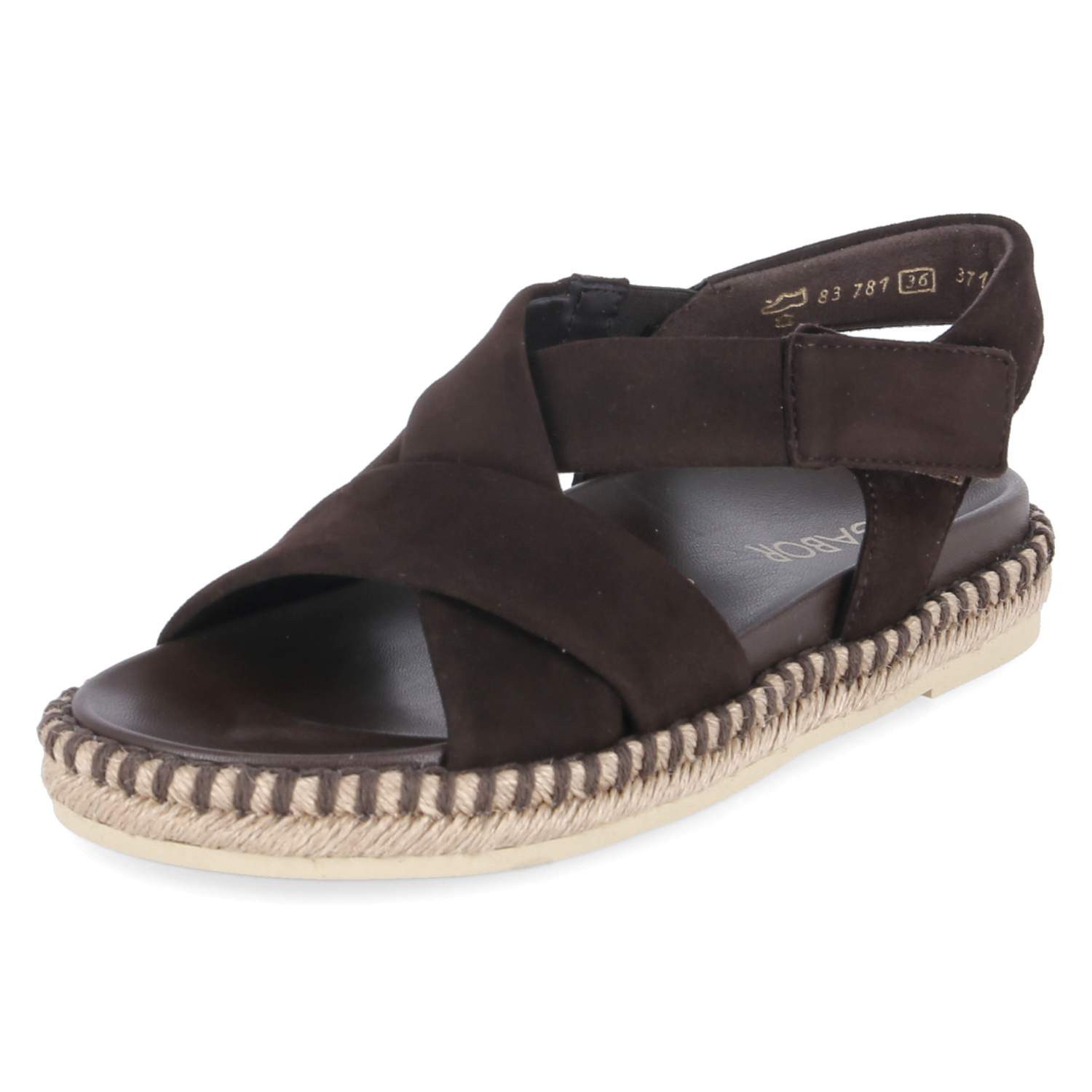 Gabor Gabor 83.781.18 Damen Rauleder brown Sandalette