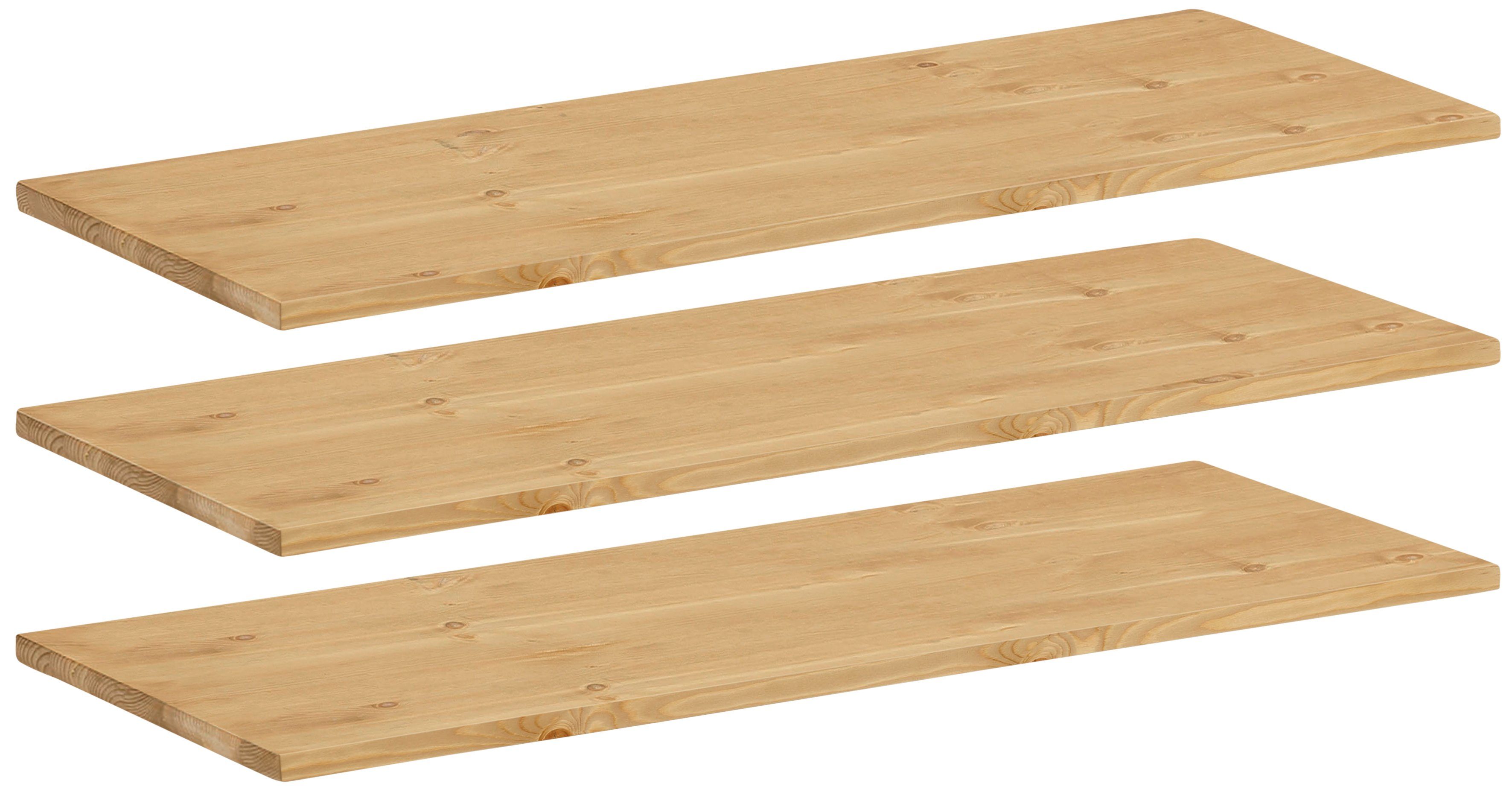 Home affaire Einlegeboden Ayanna (3 St), Breite 83 cm, aus massiver Kiefer, FSC®