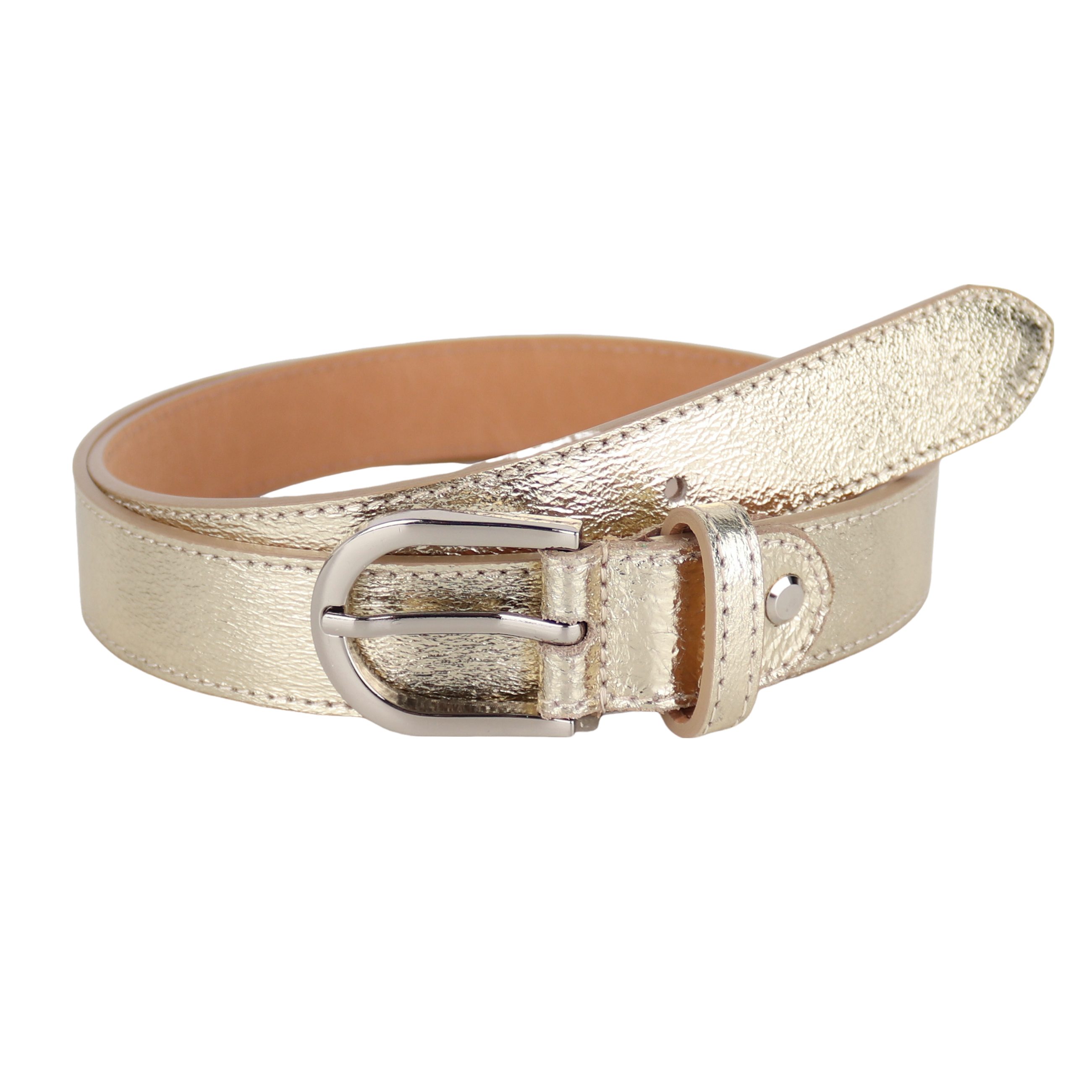 MIRROSI Ledergürtel Damen Herren Gürtel, Made in Italy, 3cm breit (Passt fast zu jeder Hosenschlaufe, aus Echtem Leder)