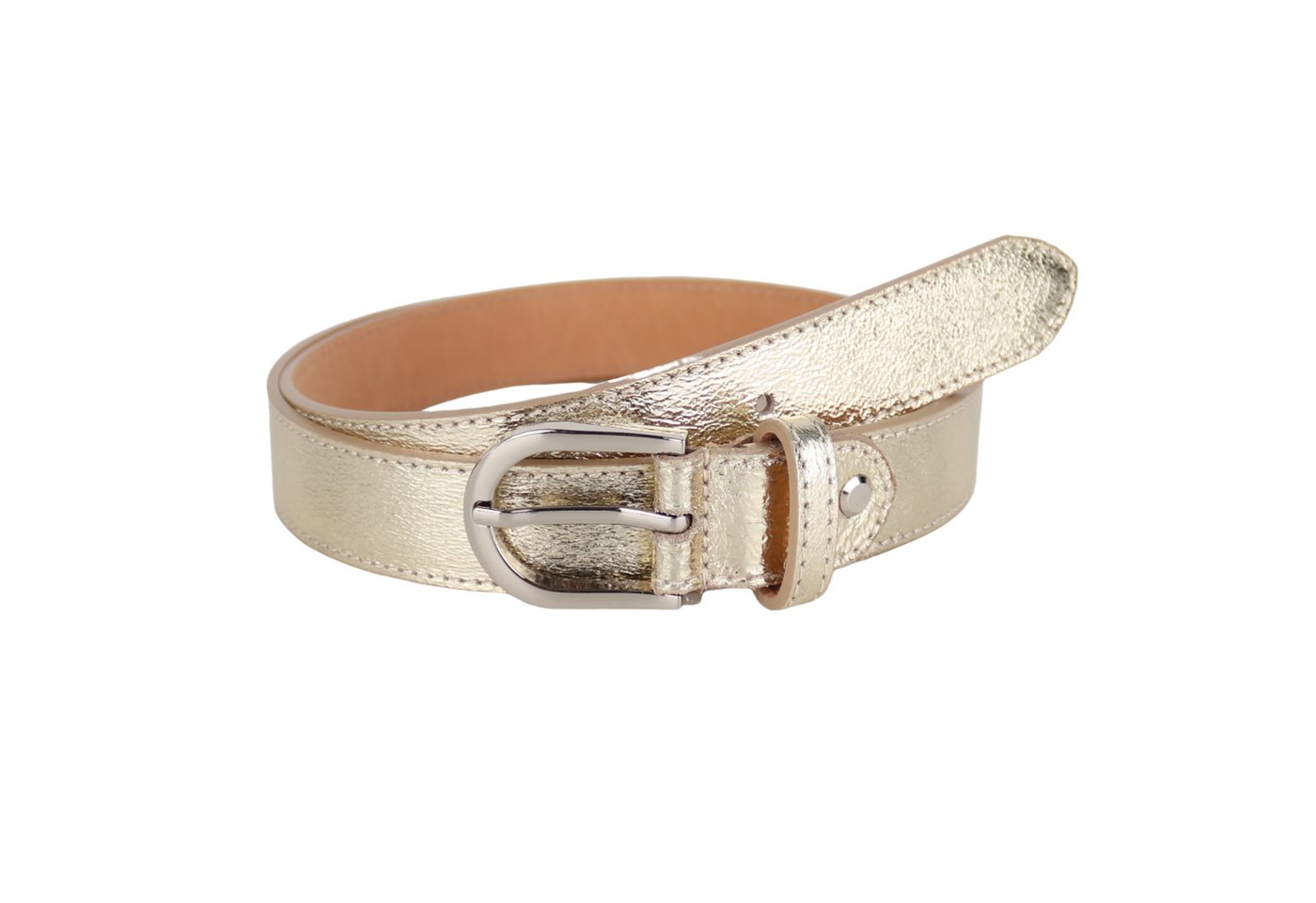MIRROSI Ledergürtel Damen Herren Gürtel, Made in Italy, 3cm breit (Passt fast zu jeder Hosenschlaufe, aus Echtem Leder)
