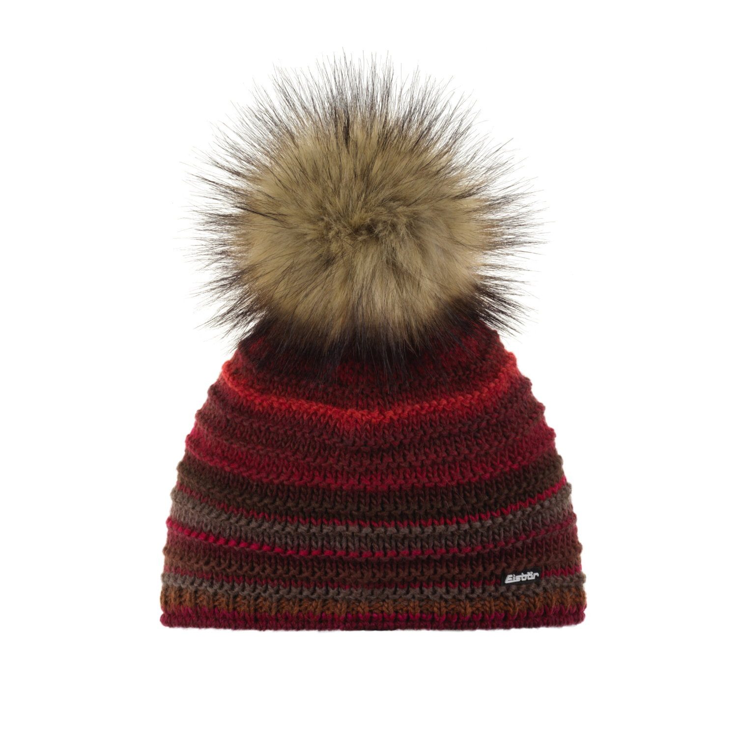Eisbär Strickmütze Mütze mit Bommel Mikata Lux