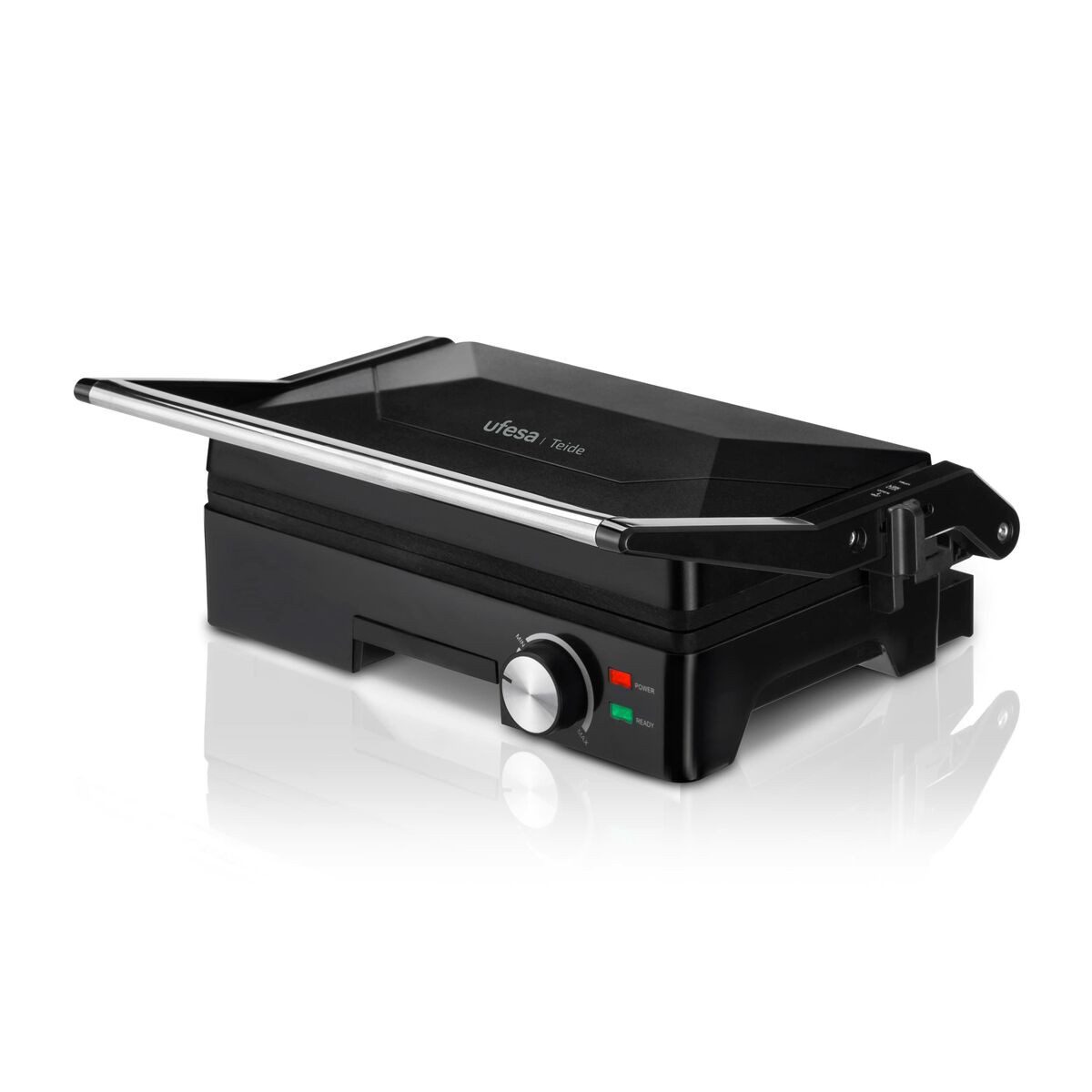 Ufesa Kontaktgrill Ufesa Kontaktgrill Grillplatte UFESA TEIDE Schwarz, 1600 W