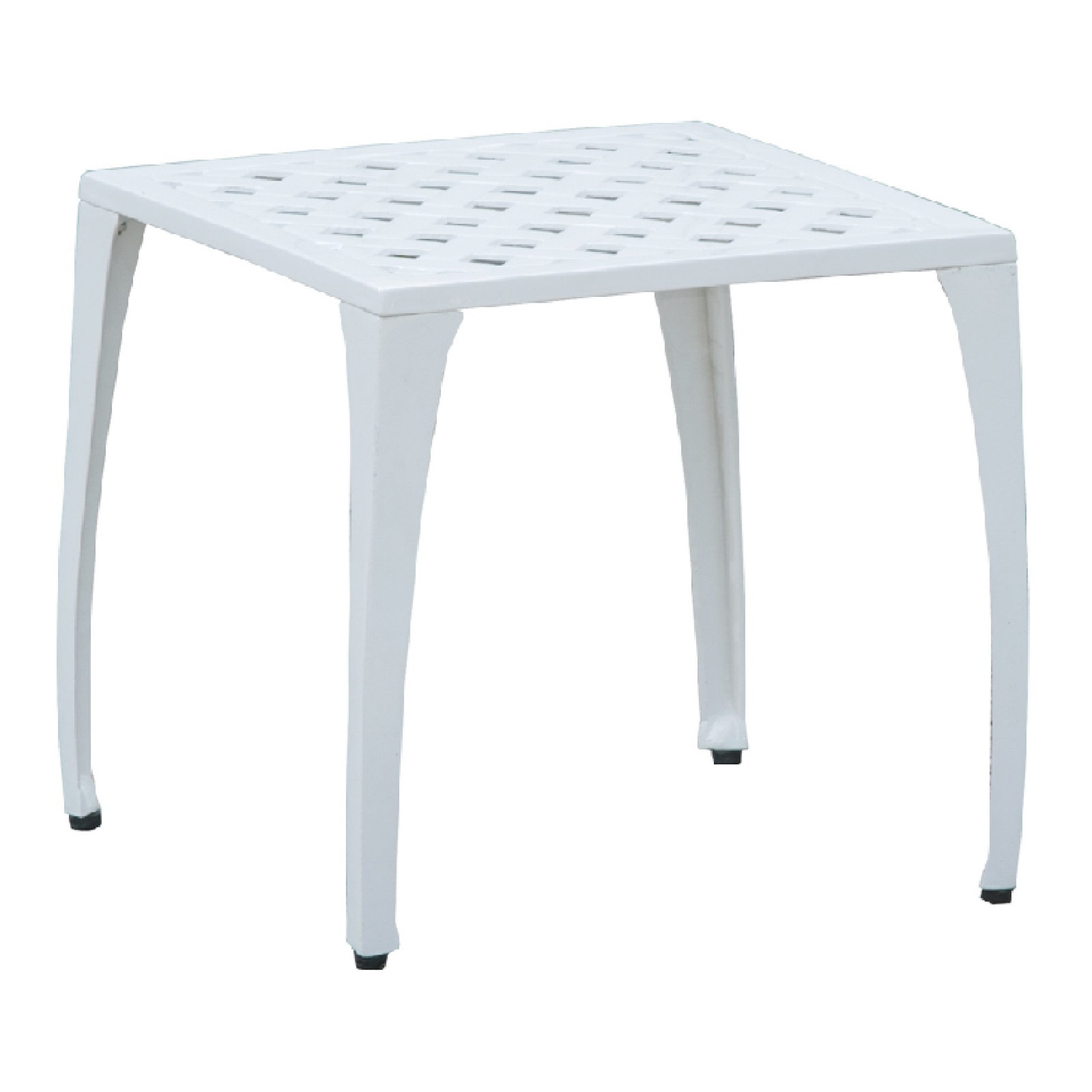 Inko Beistelltisch Inko Duke/Nexus Fußhocker Alu-Guss 45x45x44 cm Sitzhocker Tisch 2