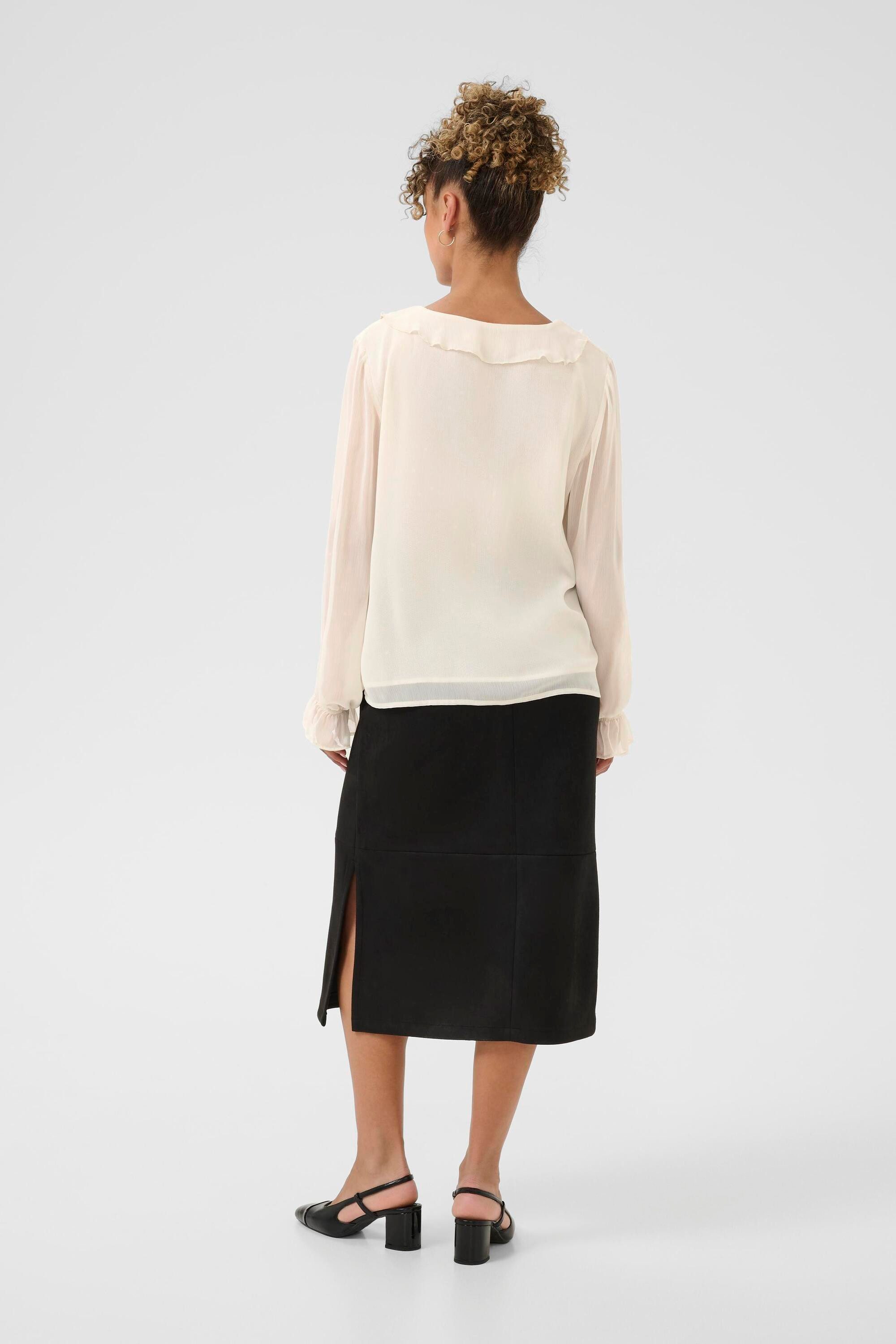 Cream Langarmbluse Langarm-Bluse CRFlake