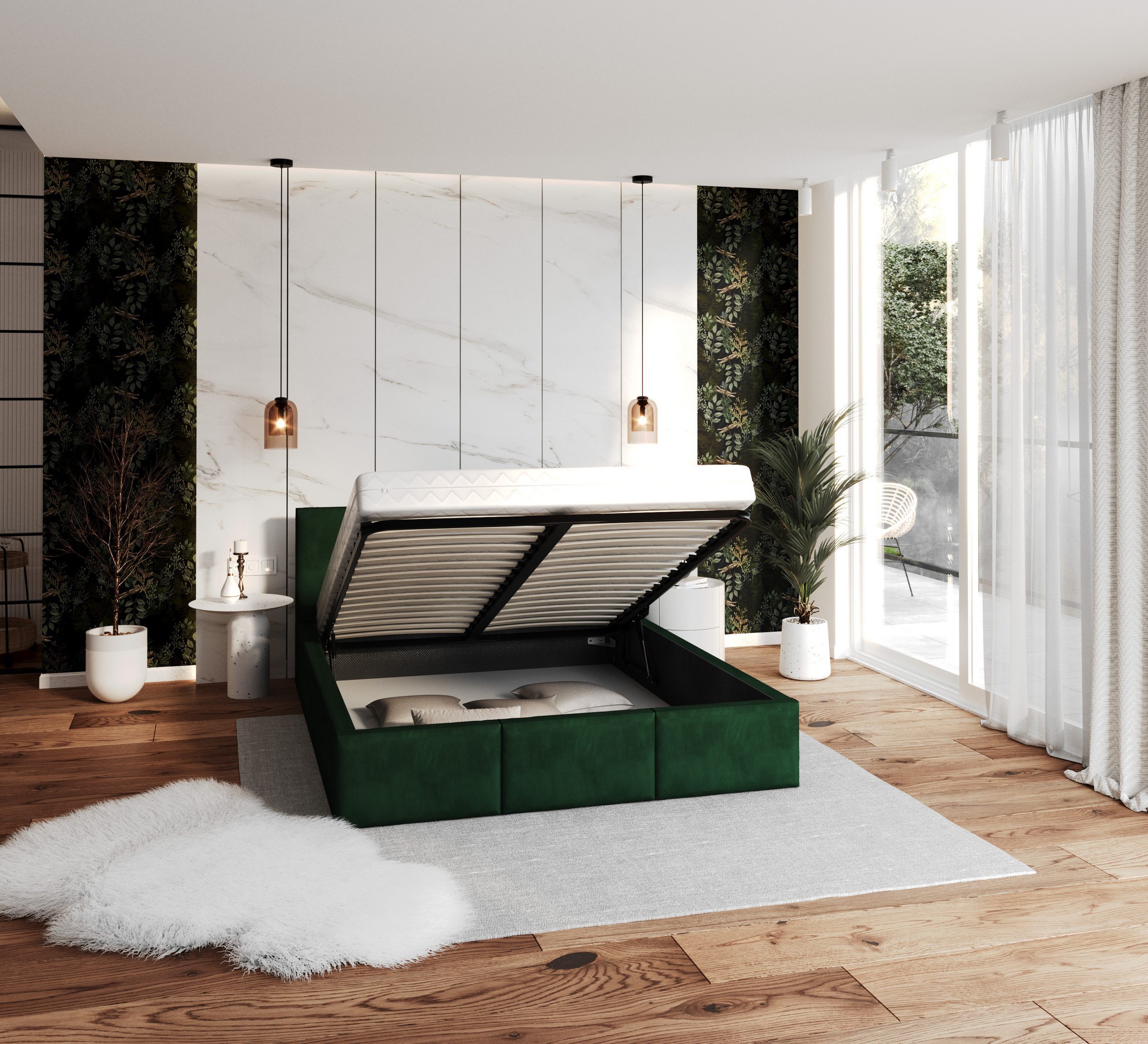 FDM Polsterbett Bettrahmen Bettgestell 90x200, 120x200, günstig online kaufen