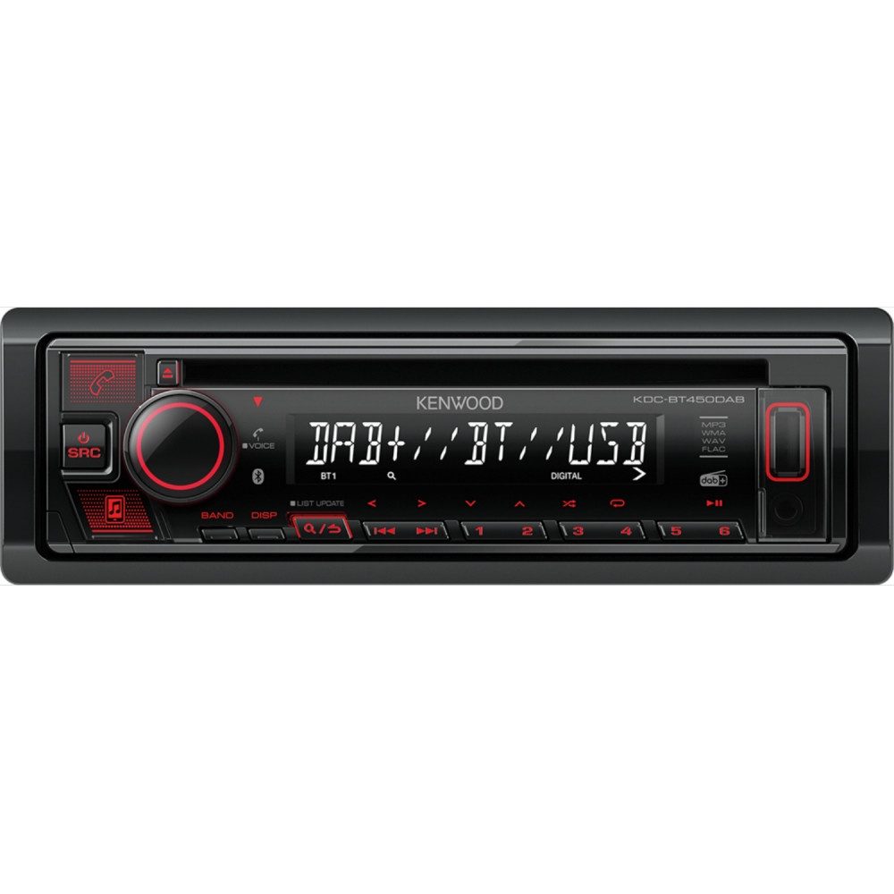Kenwood Autoradio (DAB+, Bluetooth, DAB+ Digitalradio für klaren Empfang)