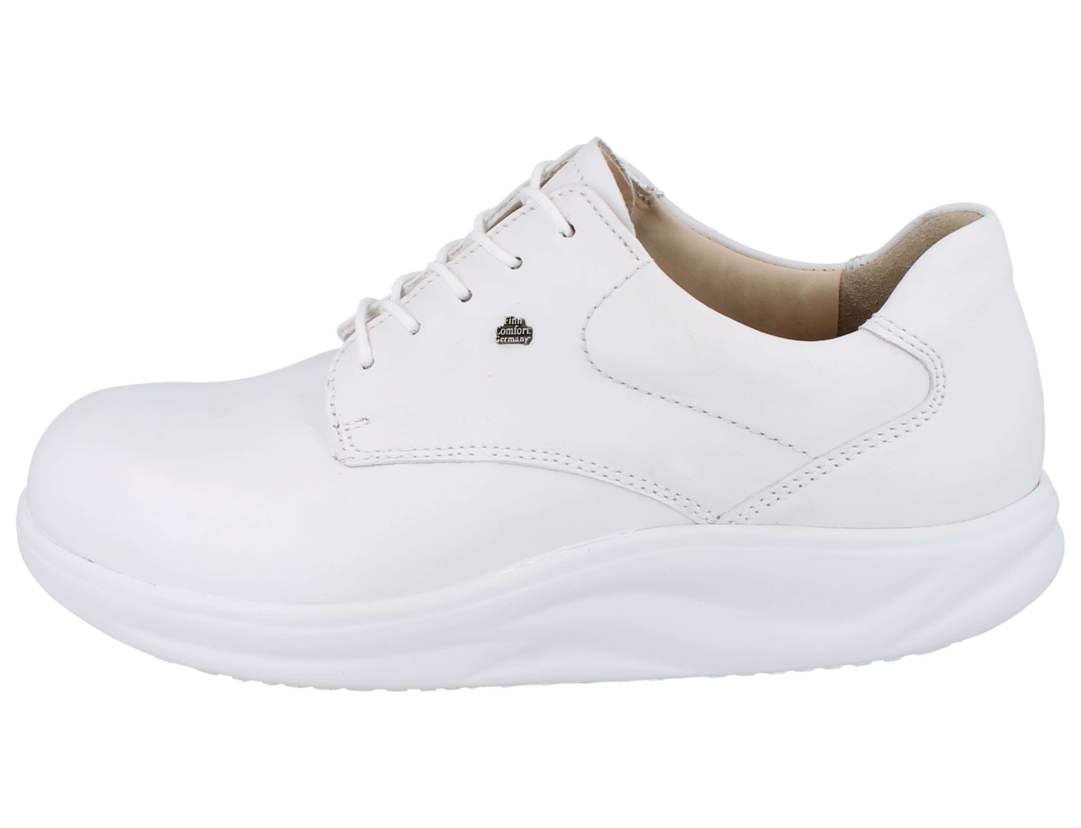 Finn Comfort FINN COMFORT FINNAMIC Pretoria Damen und Herren Schnürhalbschuhe weiß Schnürschuh Wechselfußbett