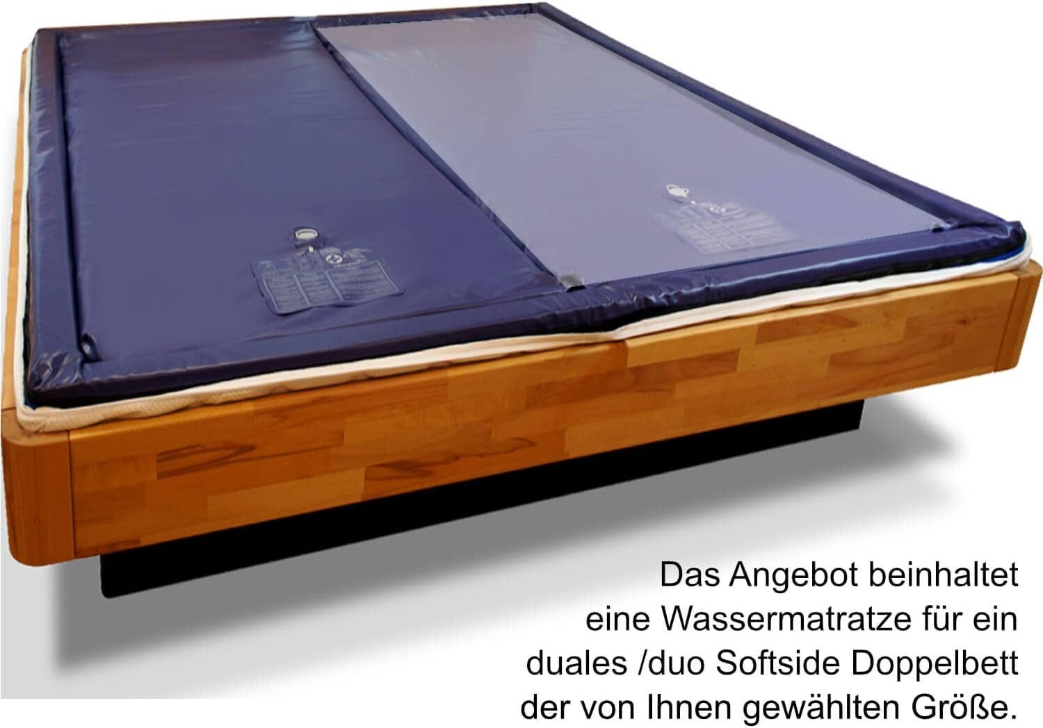 Traumreiter, Wasserbett 1x Wassermatratze dual Premium für Softside Wasserbett