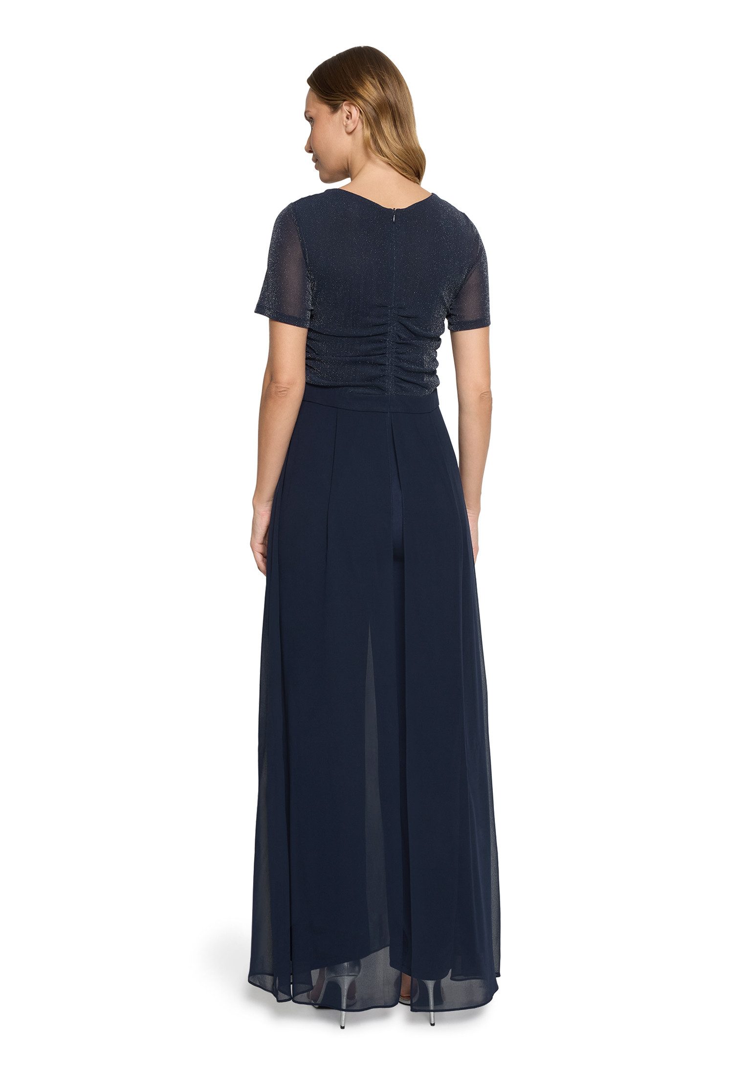 Vera Mont Overall Damen mit Wasserfallausschnitt (1-tlg)