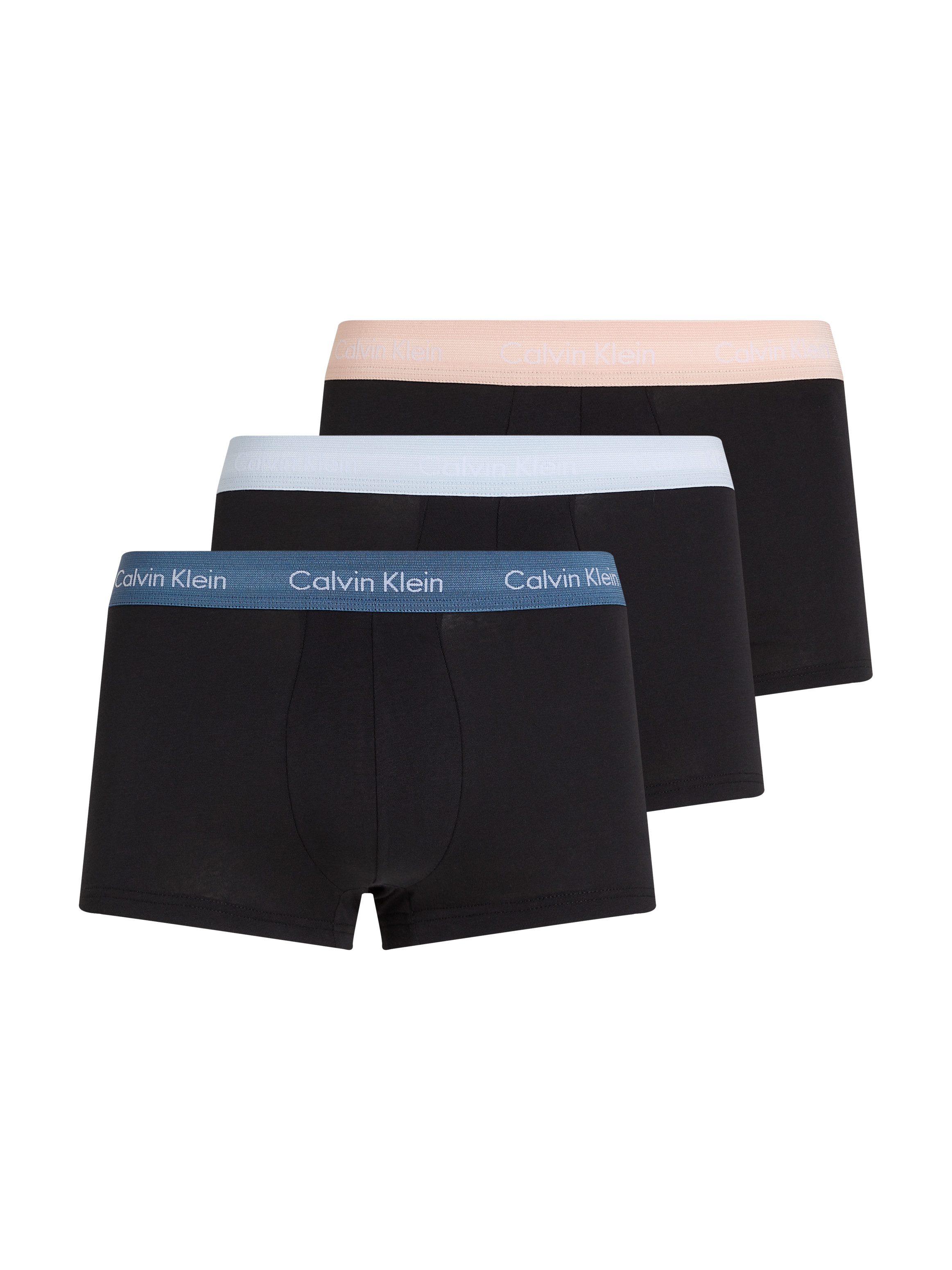 Calvin Klein 3-er Set Low Rise Trunks Schwarz günstig online kaufen