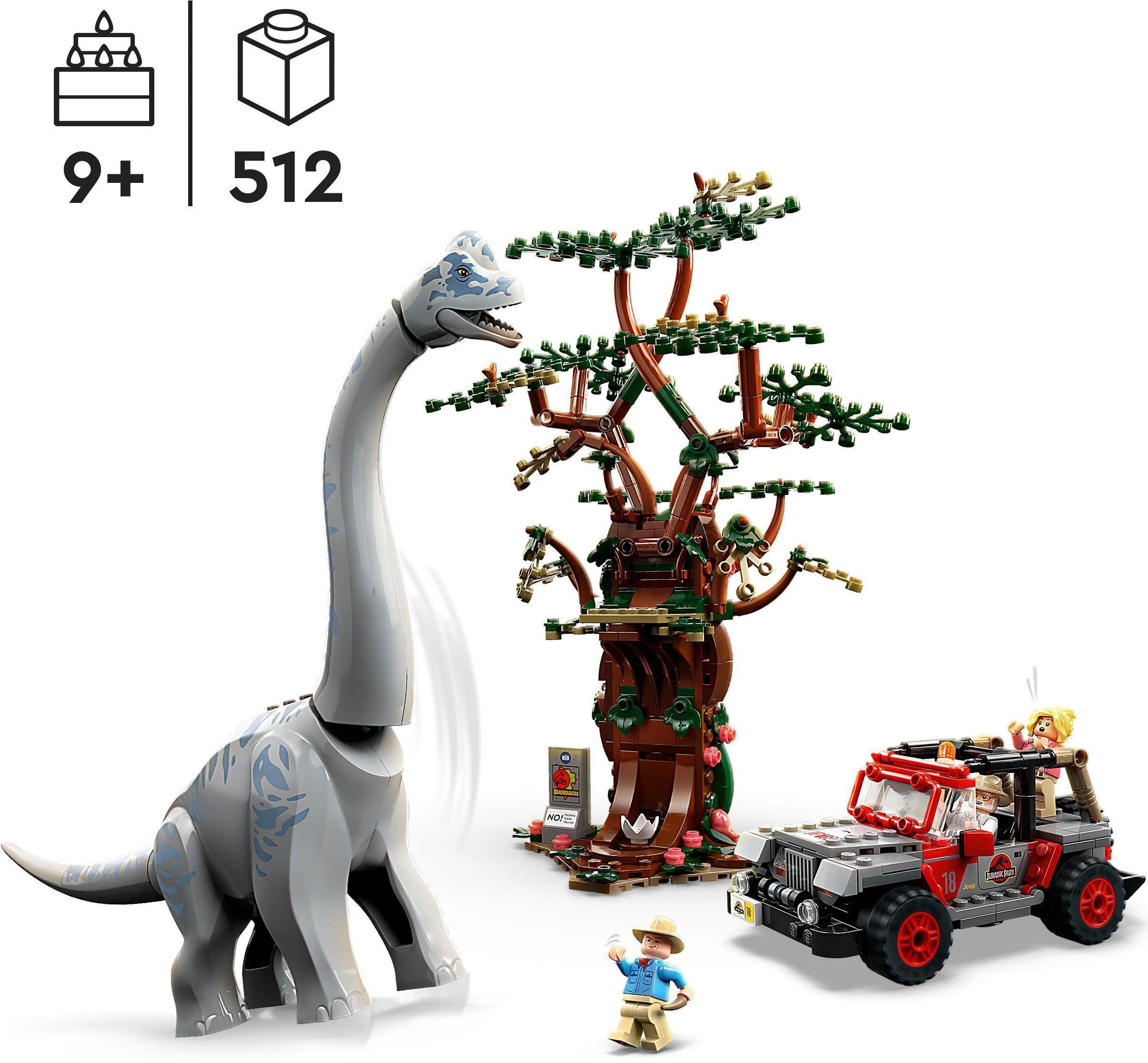 LEGO® Europe (76960), Konstruktionsspielsteine LEGO® Made des Jurassic Entdeckung Brachiosaurus (512 Park, in St),