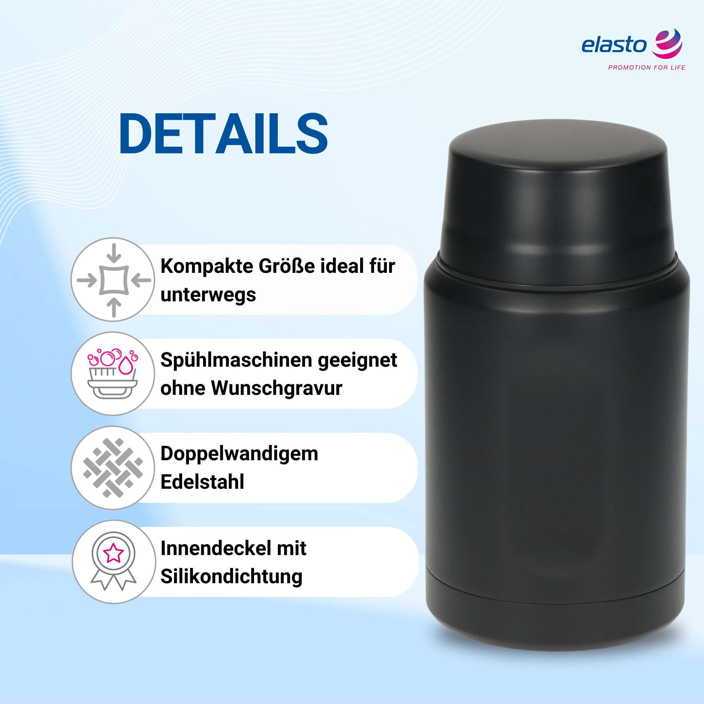 elasto Schüssel Thermosuppenbehälter "Take Away"