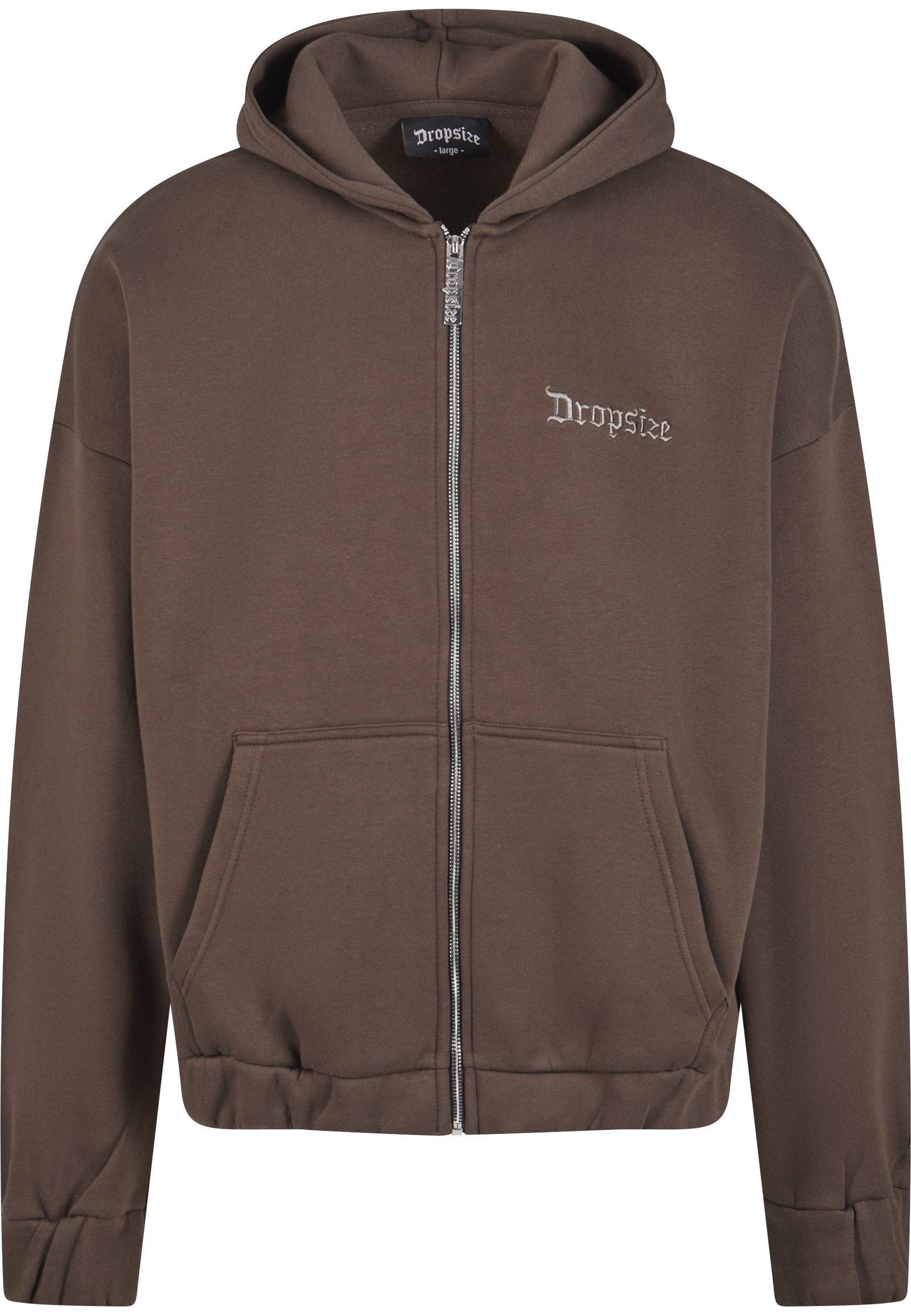 Dropsize Kapuzensweatshirt Dropsize Herren Super Heavy Oversized Zip-Hoodie günstig online kaufen