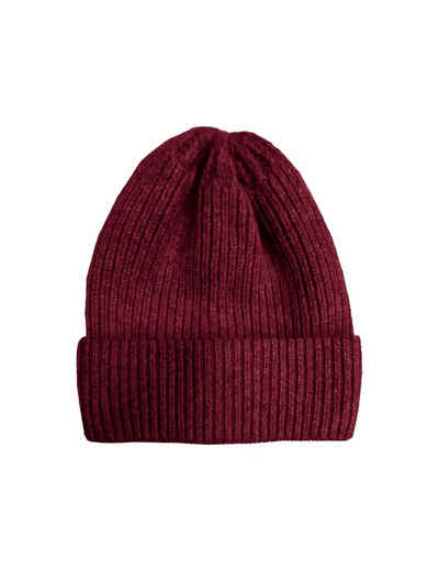 CAPO Strickmütze »CAPO-DOUX CAP LONG knitted cap, ribbed, turn up Ka« Made in Europe