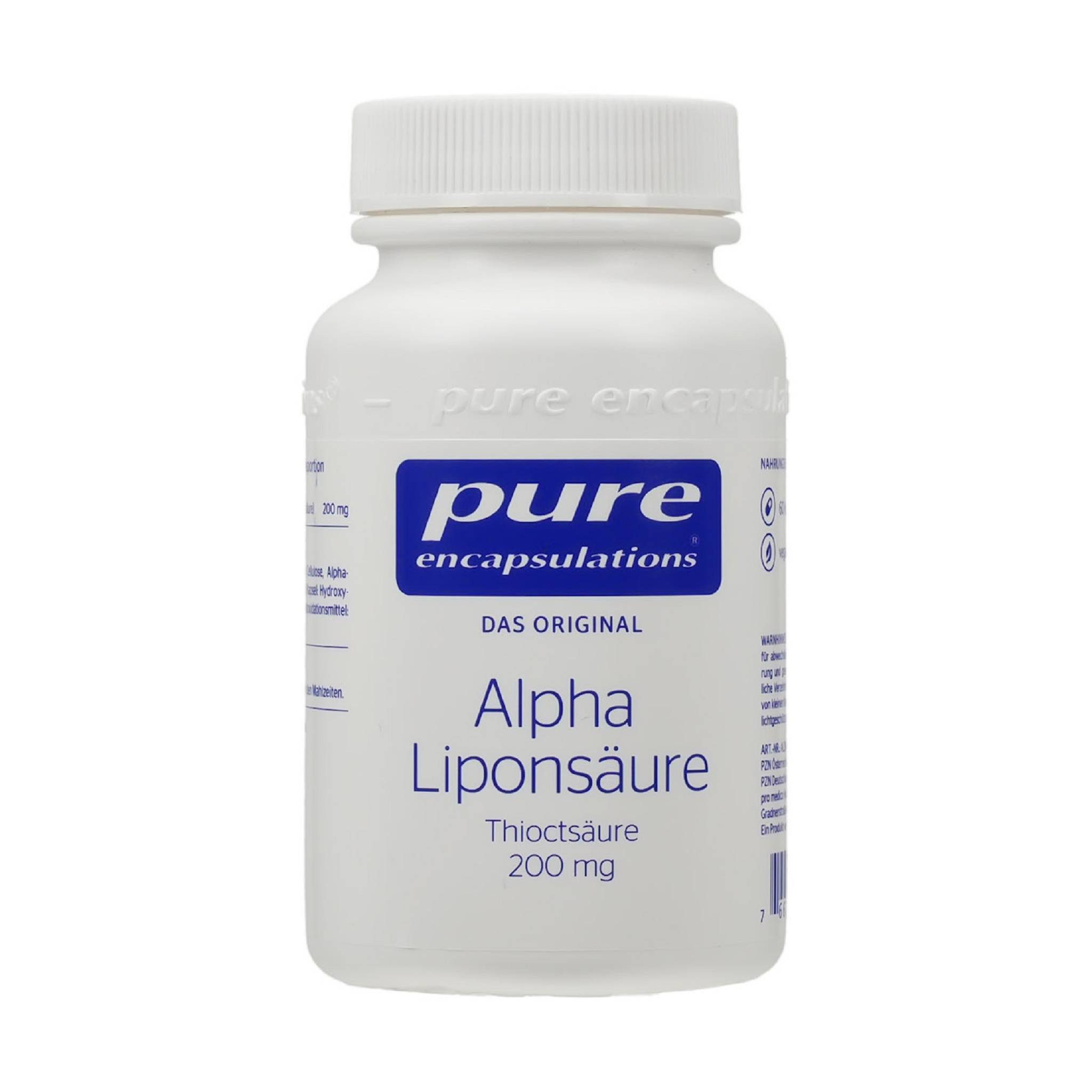 pro medico GmbH PURE ENCAPSULATIONS Alpha Liponsäure Kapseln Kapsel