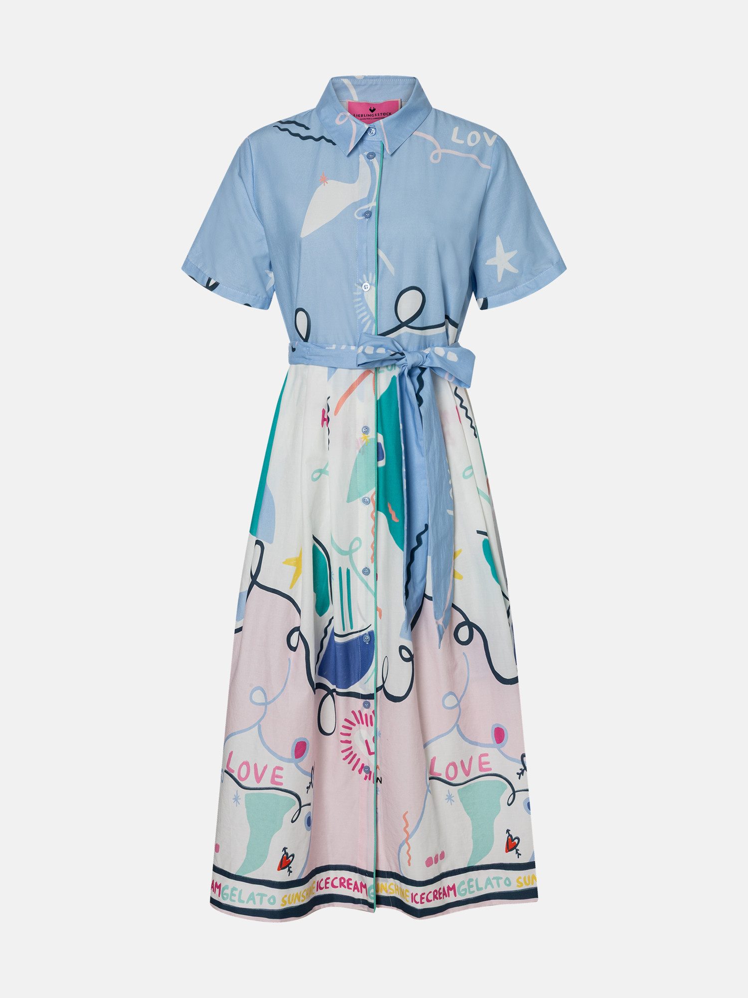 Lieblingsstück Sommerkleid EstelleL 50% Baumwolle, 50% Lyocell