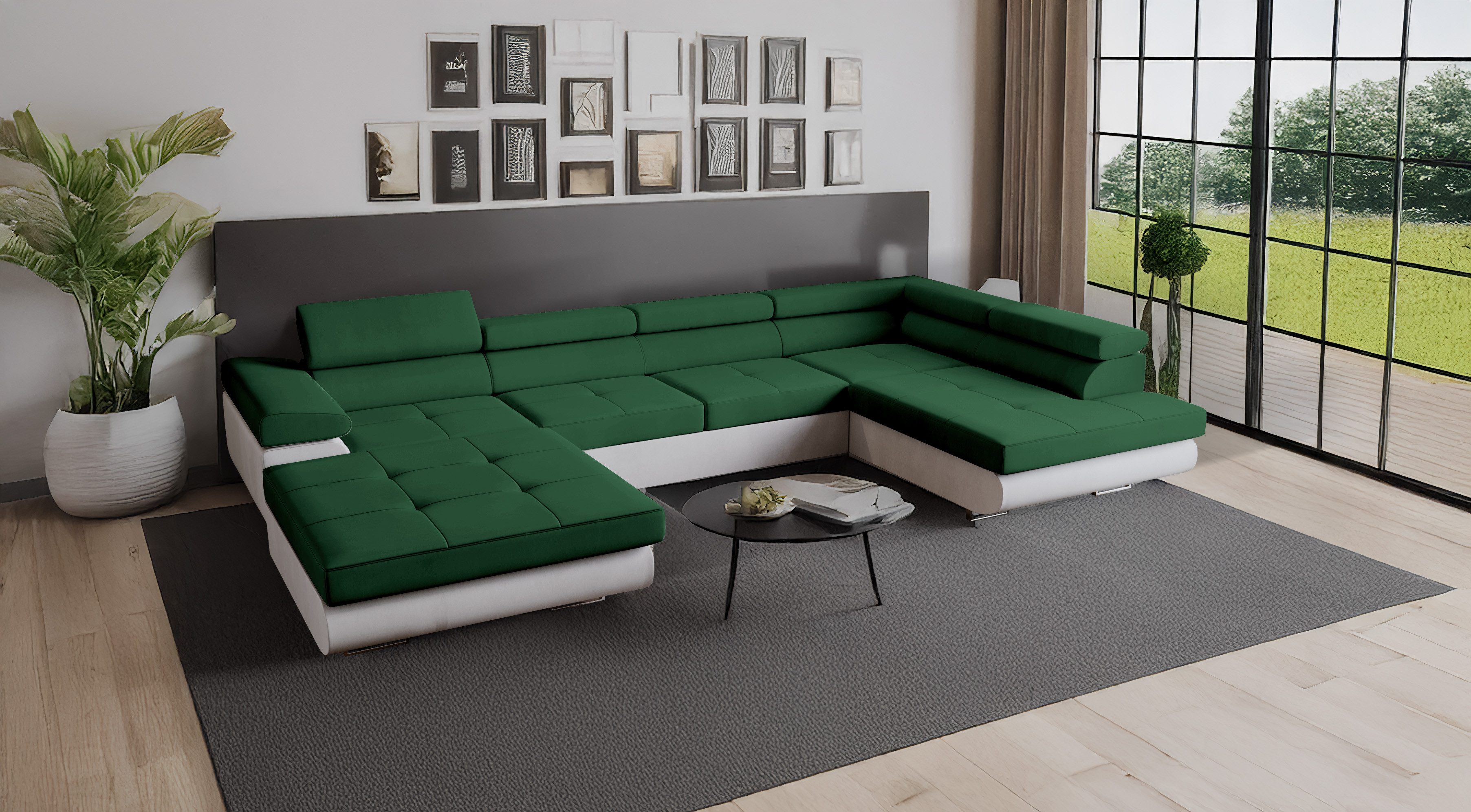 Goldstoff Wohnlandschaft RELAX U Ecksofa mit günstig online kaufen
