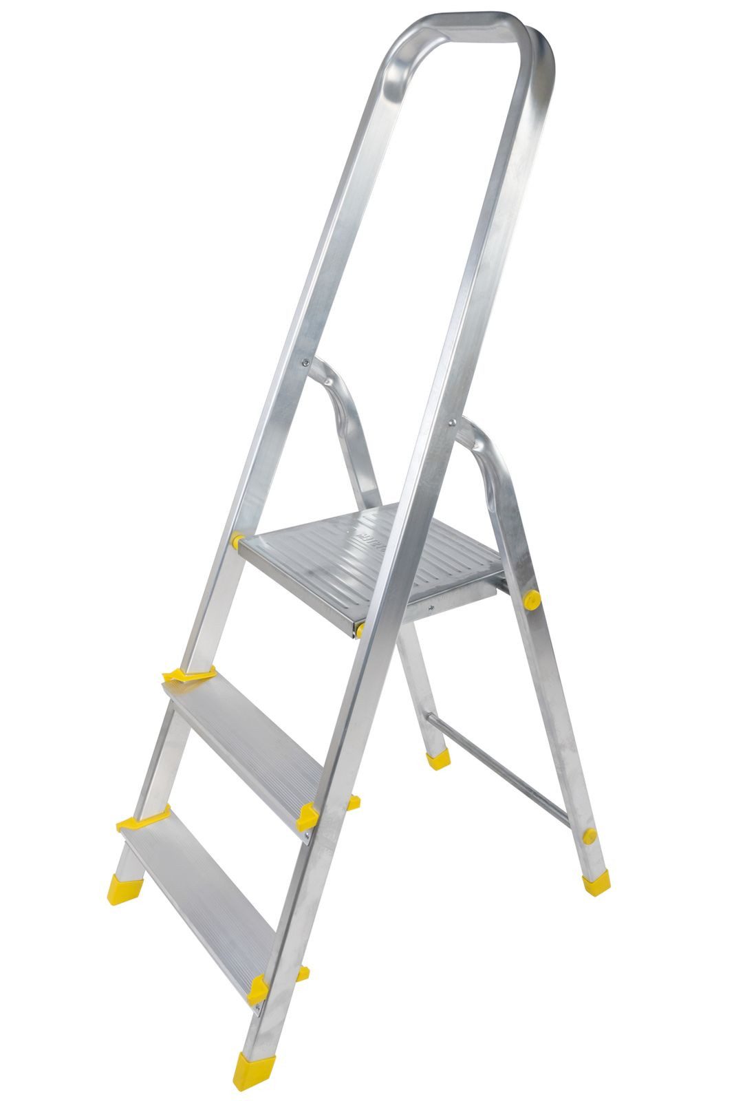 Elkop Trittleiter Alu-Stehleiter 3stufig Trittleiter Haushaltsleiter Klappleiter Leiter