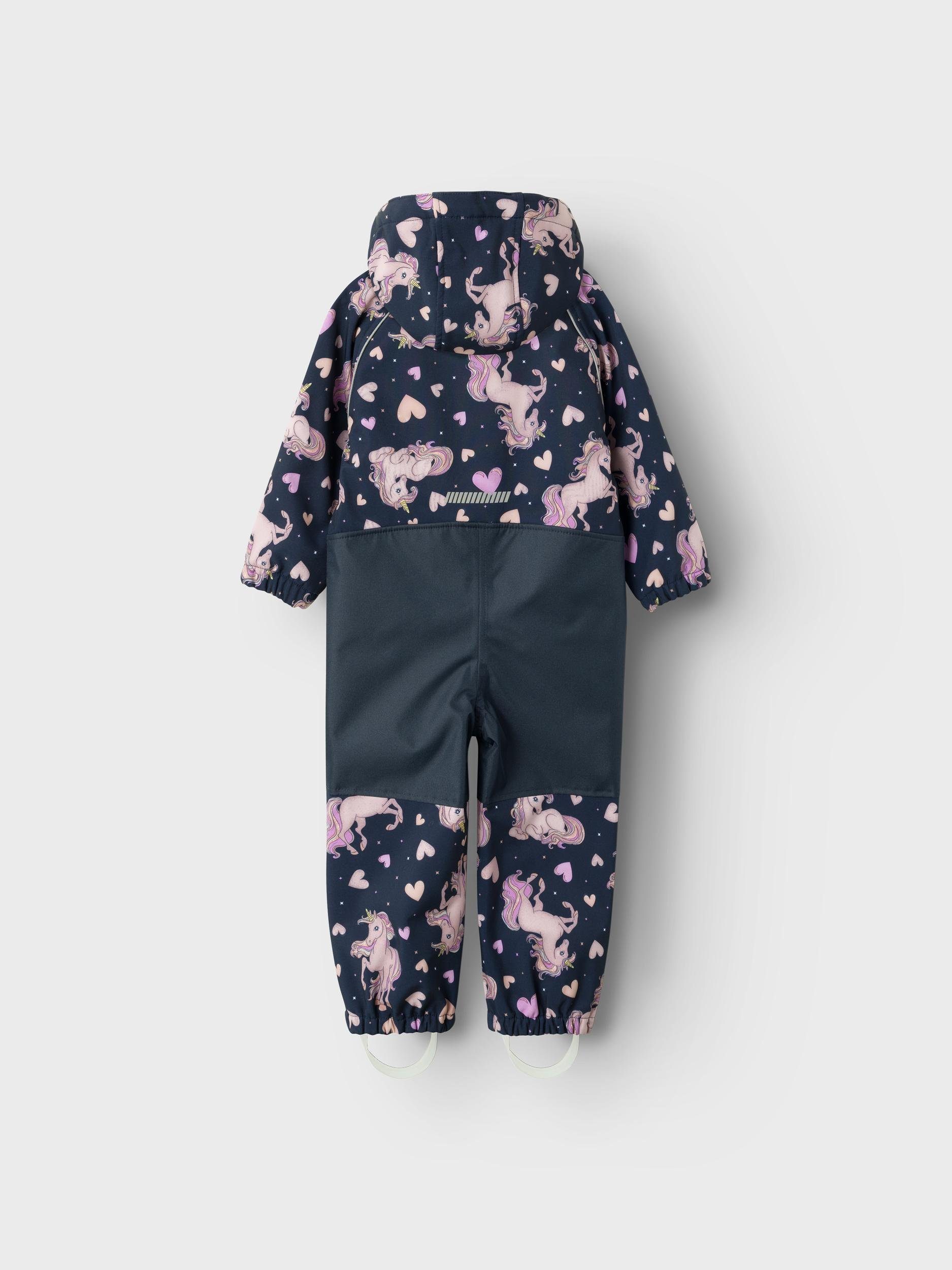 Name It Softshelloverall NMFALFA08 SUIT FLOWER AUTUMN FO