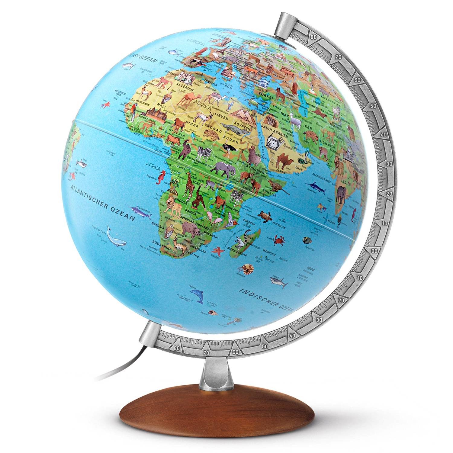 Räthgloben Globus Kinder-Leuchtglobus KI 30 10 Globus beleuchtet für Kinder günstig online kaufen