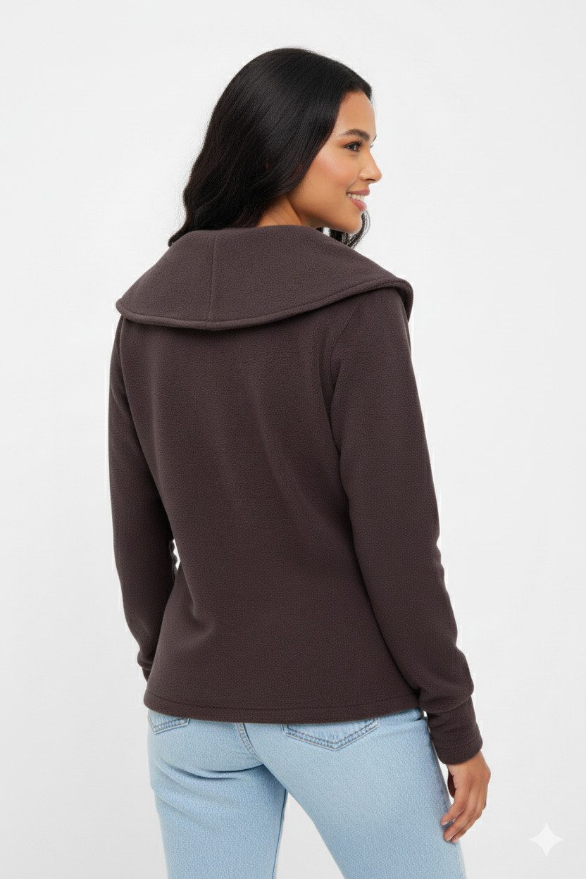 Bench. Fleecepullover APRILLE warmes, tailliertes Fleeceshirt mit Troyerkra günstig online kaufen