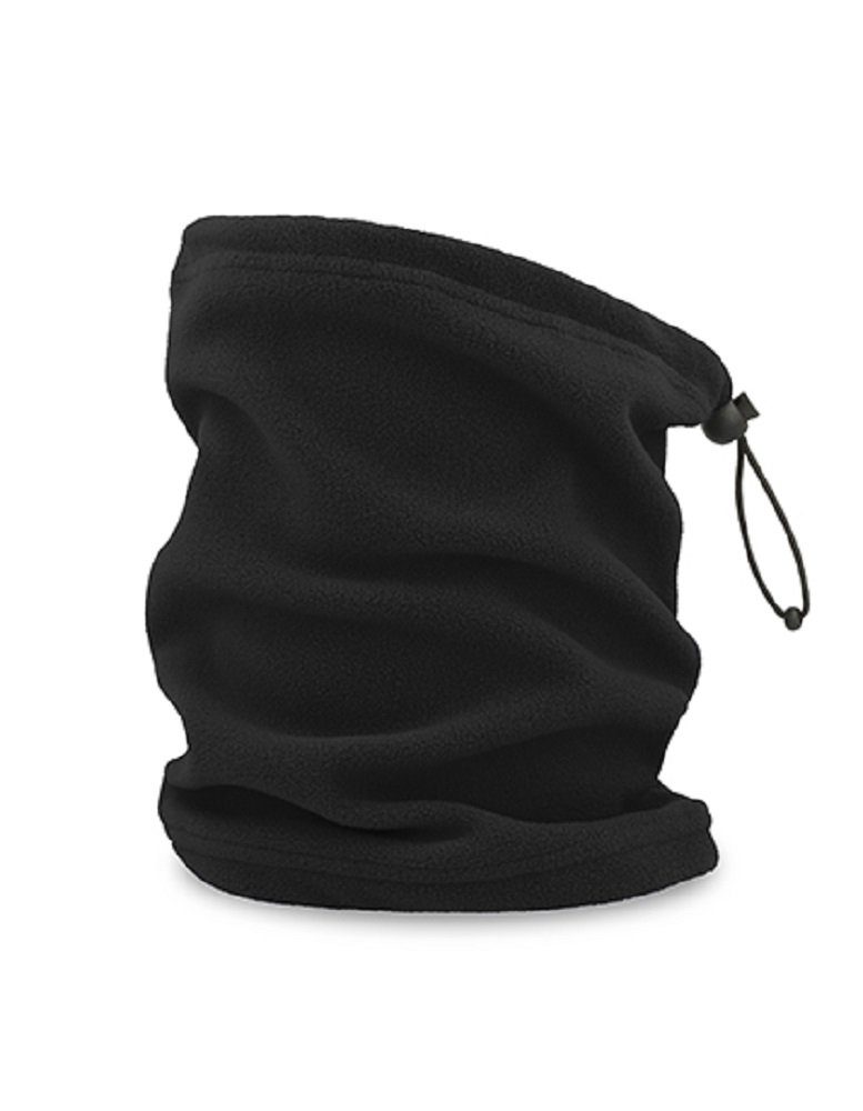 Atlantis Halswärmer Damen Schlauchschal / Neck Warmer für Frauen - 25 x 28 cm, recycelter Polyester Schwarz