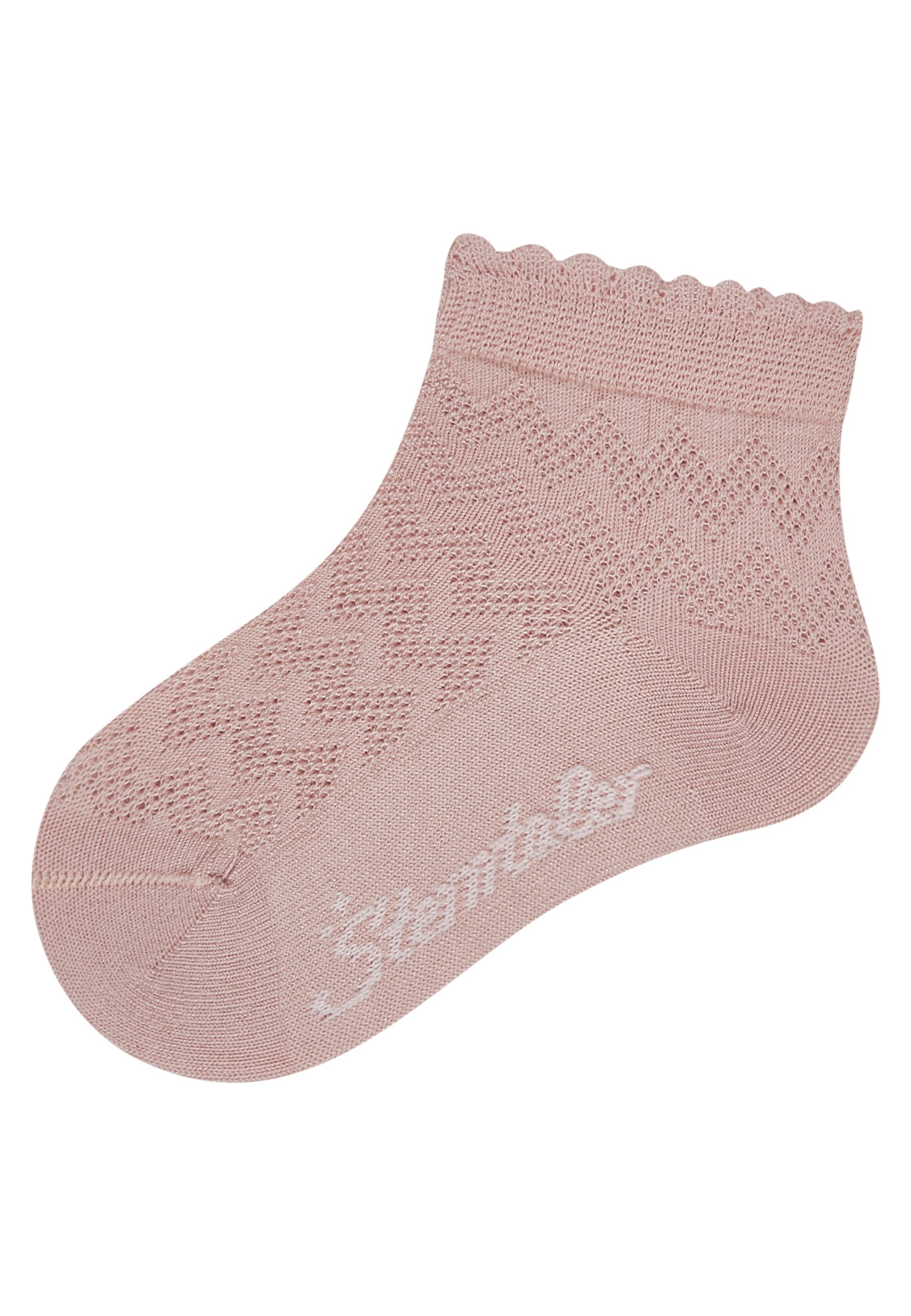 Sterntaler® Feinsöckchen Socken Struktur Socken mit hohem Baumwollanteil, handgekettelter Fußsspitze, elastisch