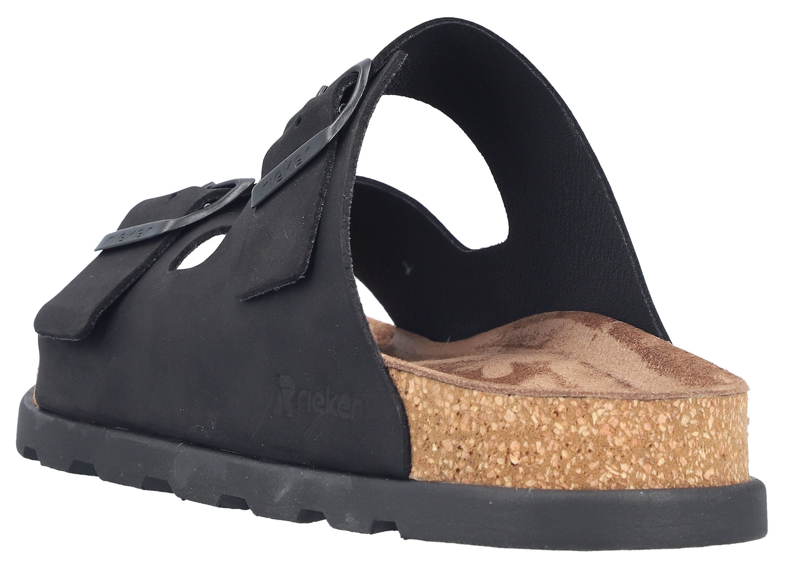 Rieker Pantolette Sommerschuh, Strandschuh, Hausschuh mit bequemem Fußbett günstig online kaufen