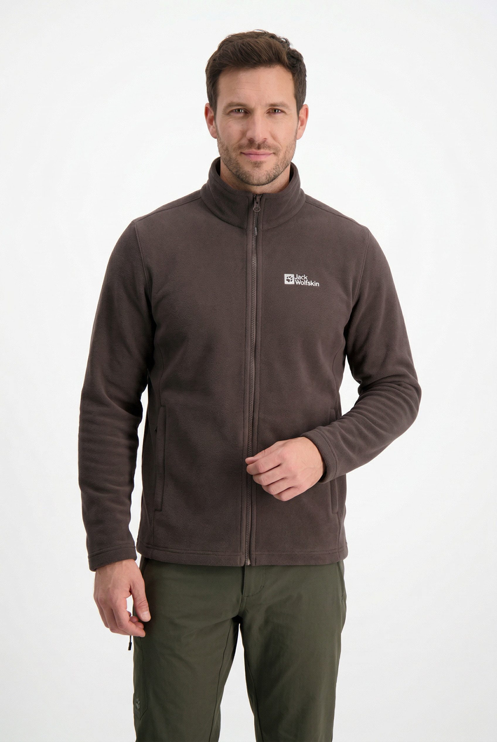 Jack Wolfskin Fleecejacke WINTERSTEIN FZ M wärmend aus POLARTEC 200, teilweise recycelt, Übergangsjacke