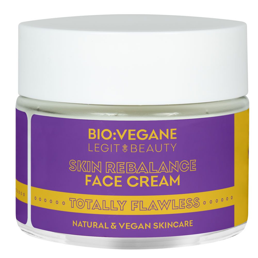 Bio Végane Feuchtigkeitscreme BIO:VEGANE Skin Rebalance Face Cream, 50 ml