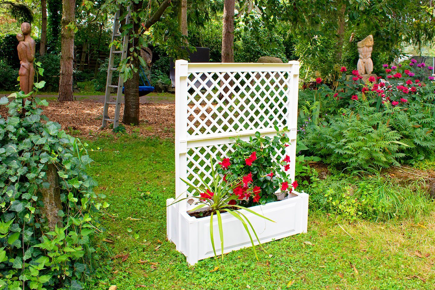 KHW Spalier, Pflanzkasten groß 100 cm mit Zentralspalier