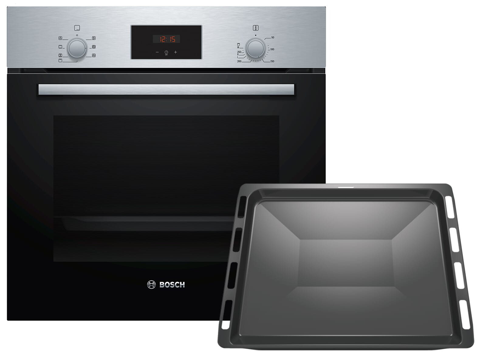 BOSCH Einbaubackofen, mit Teleskopauszug nachrüstbar