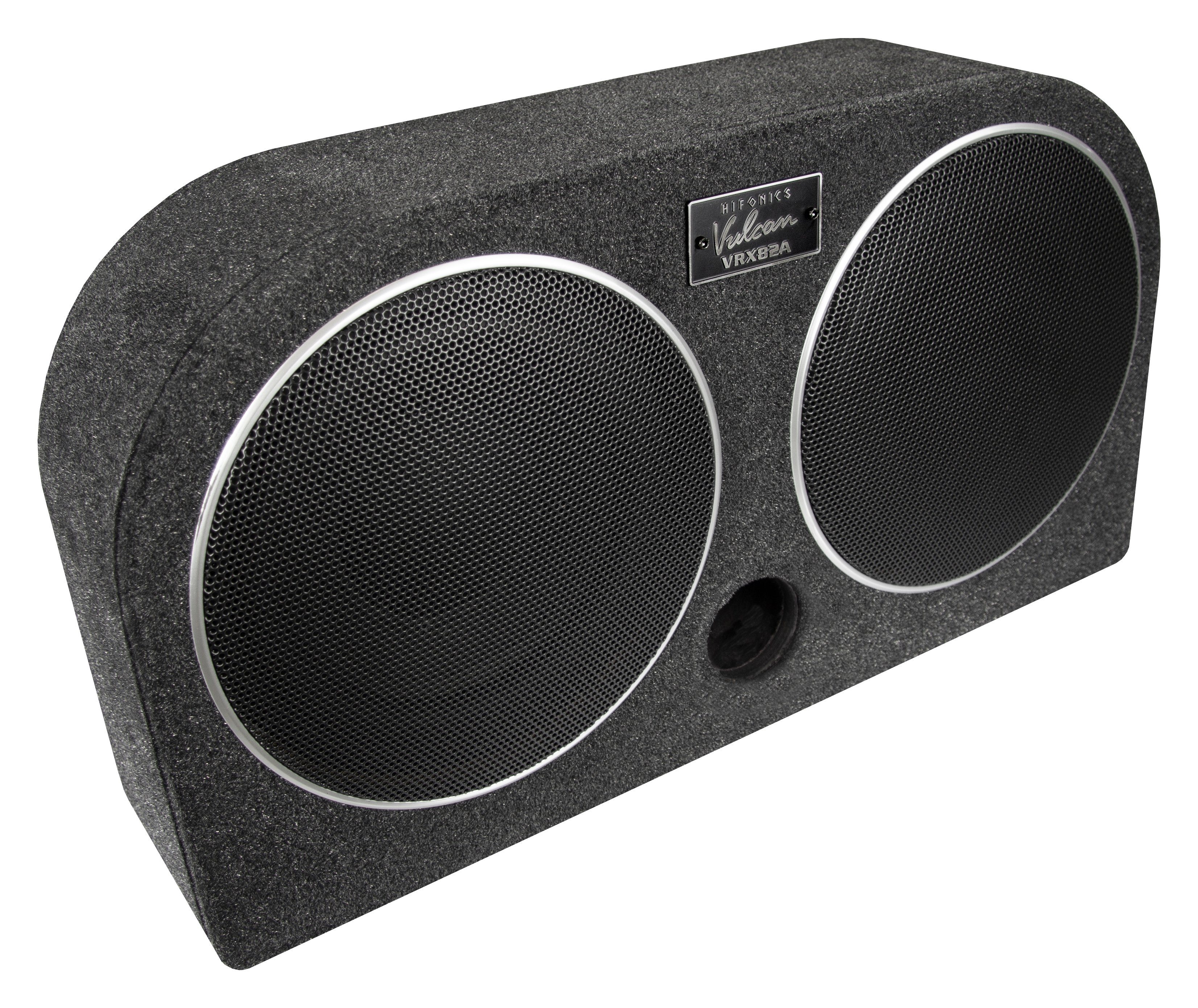 Hifonics Aktiv-Subwoofer VRX-82A Auto-Subwoofer (200 W)