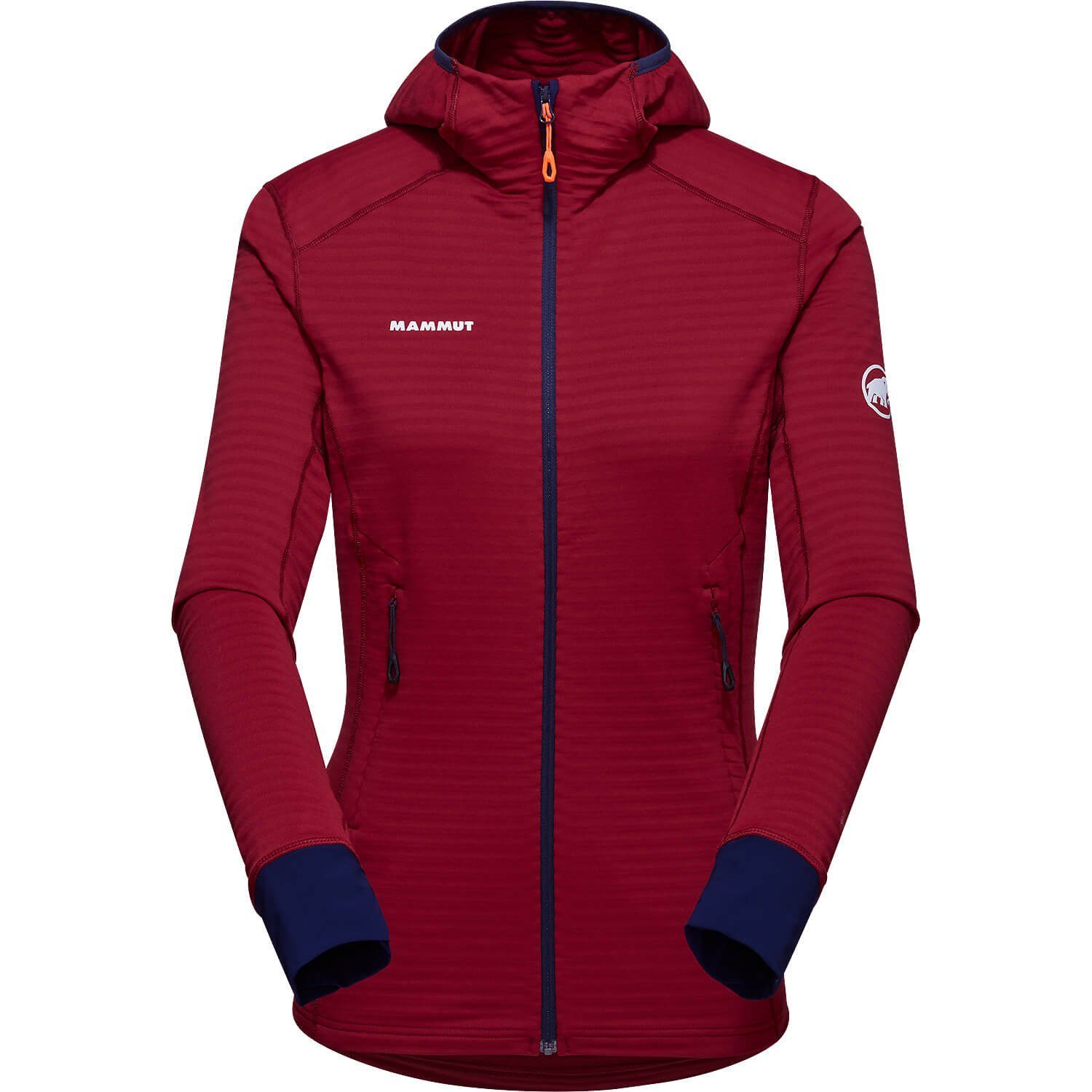 Mammut Fleecejacke Fleecejacke Taiss Light mit Kapuze Bordeaux | 