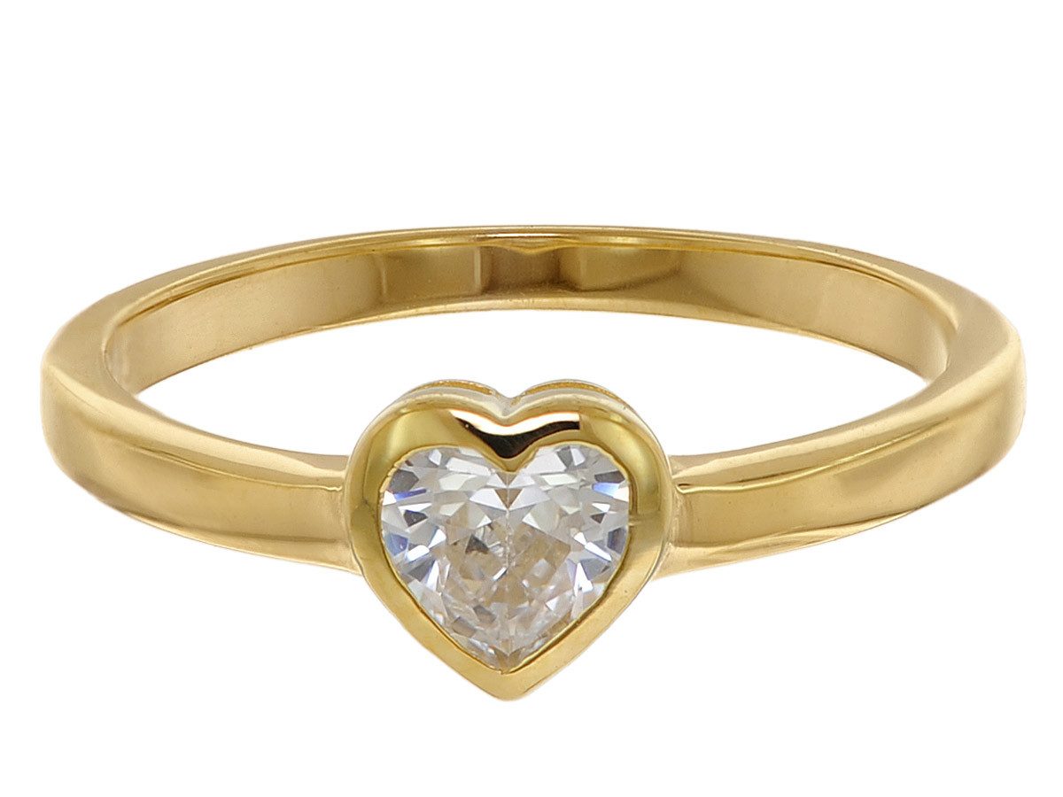 trendor Goldring DamenGold 333/8K mit Zirkonia günstig online kaufen